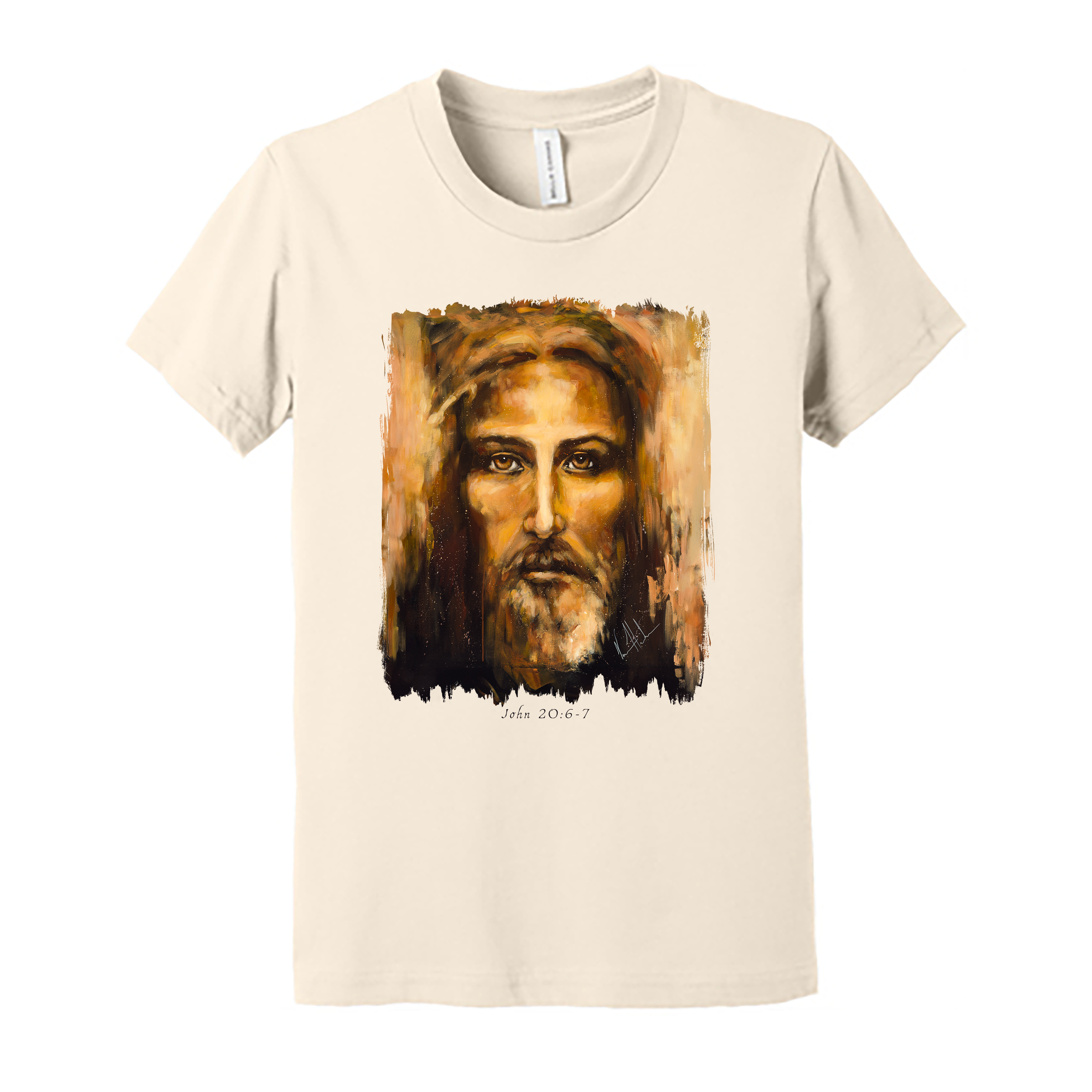 The Shroud of Turin - Resurrection Light - Kids T (Organic Cotton) Organic Cotton Vanessa Horabuena Toddler Natural 2T