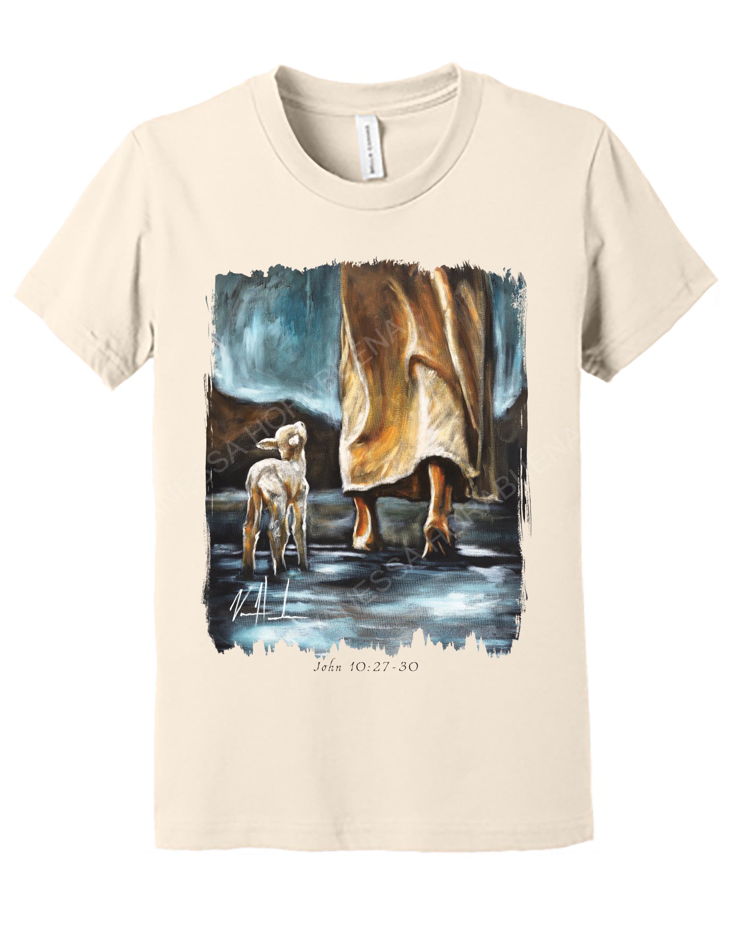 My Sheep Listen To My Voice - Kids T (Organic Cotton) Vanessa Horabuena Kids Natural Small