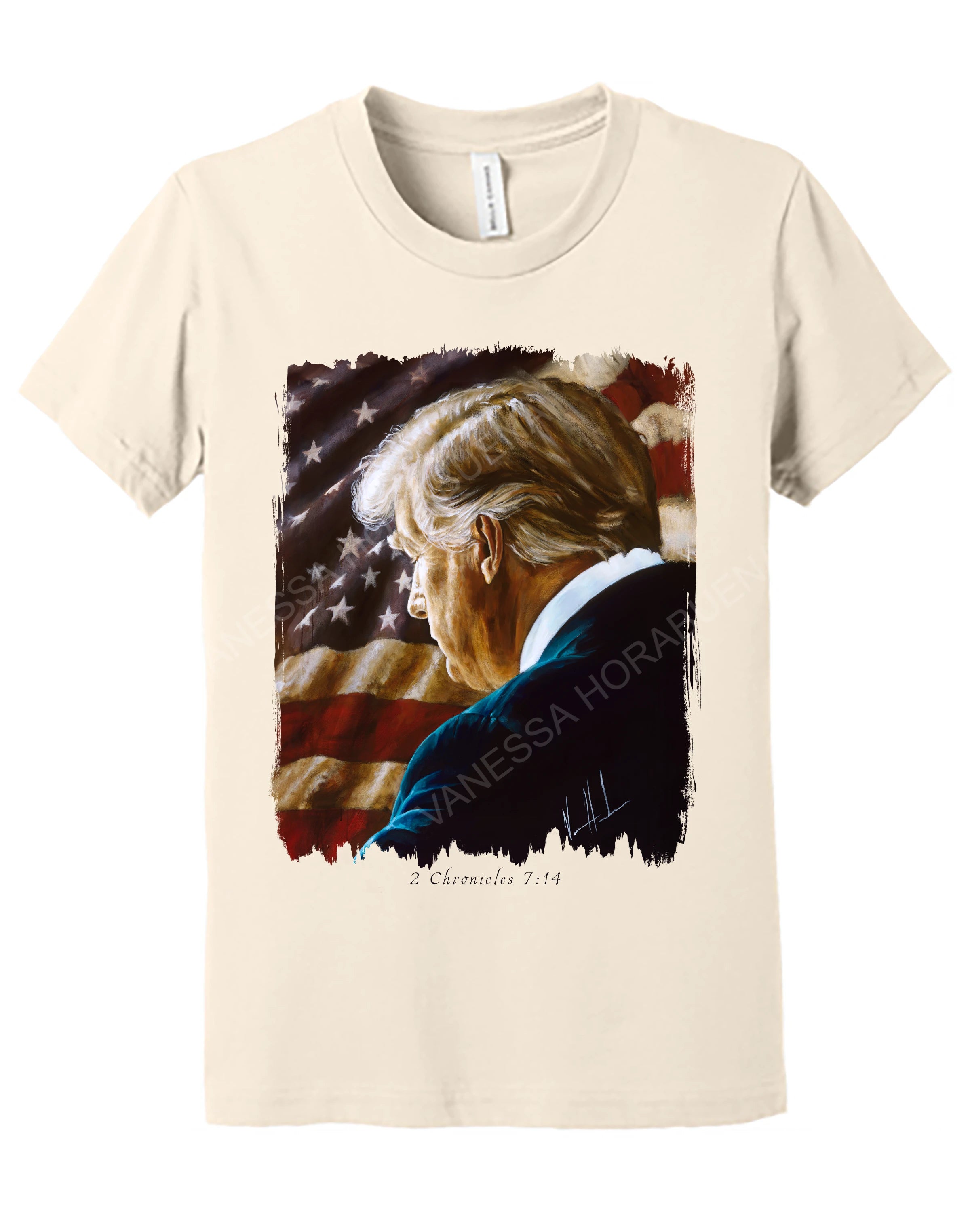 Prayers for Our Nation - Kids T (Organic Cotton) Vanessa Horabuena Kids Natural Small