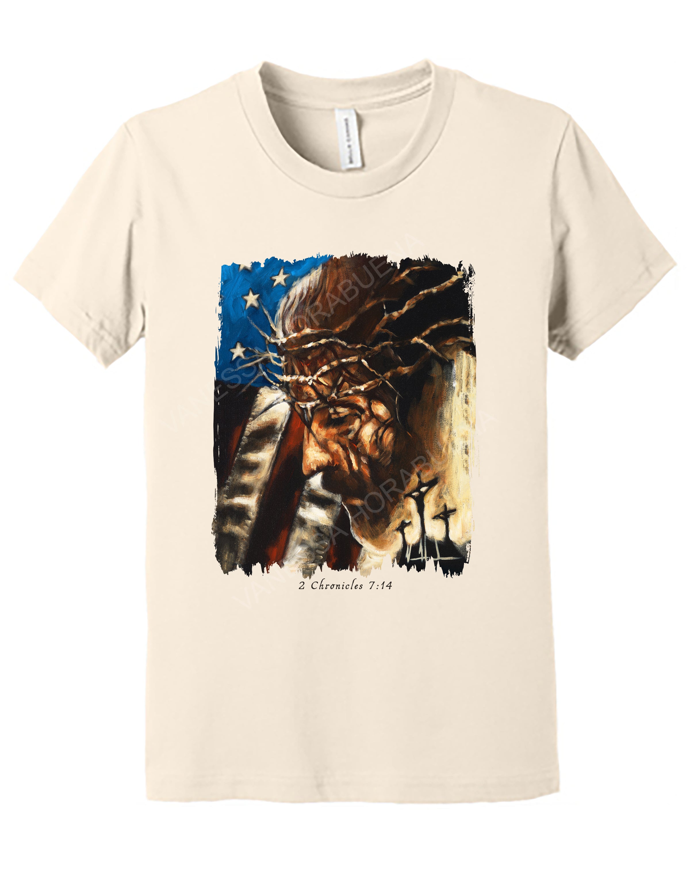 One Nation Under God - Kids T (Organic Cotton) Vanessa Horabuena Kids Natural Small