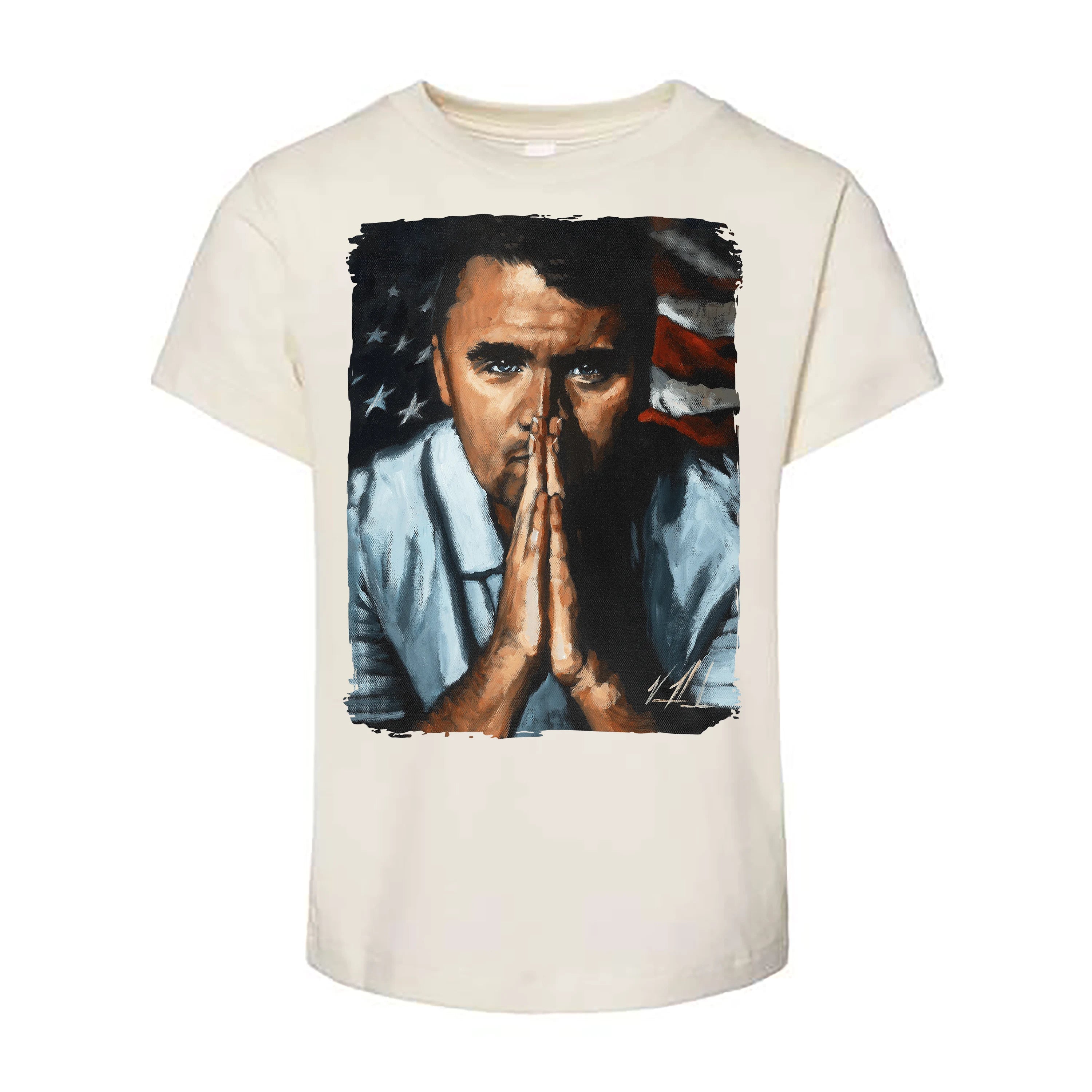 Kids T (Organic Cotton) - Charlie Kirk - A Patriot's Tribute Organic Cotton Vanessa Horabuena Toddler Natural 2T