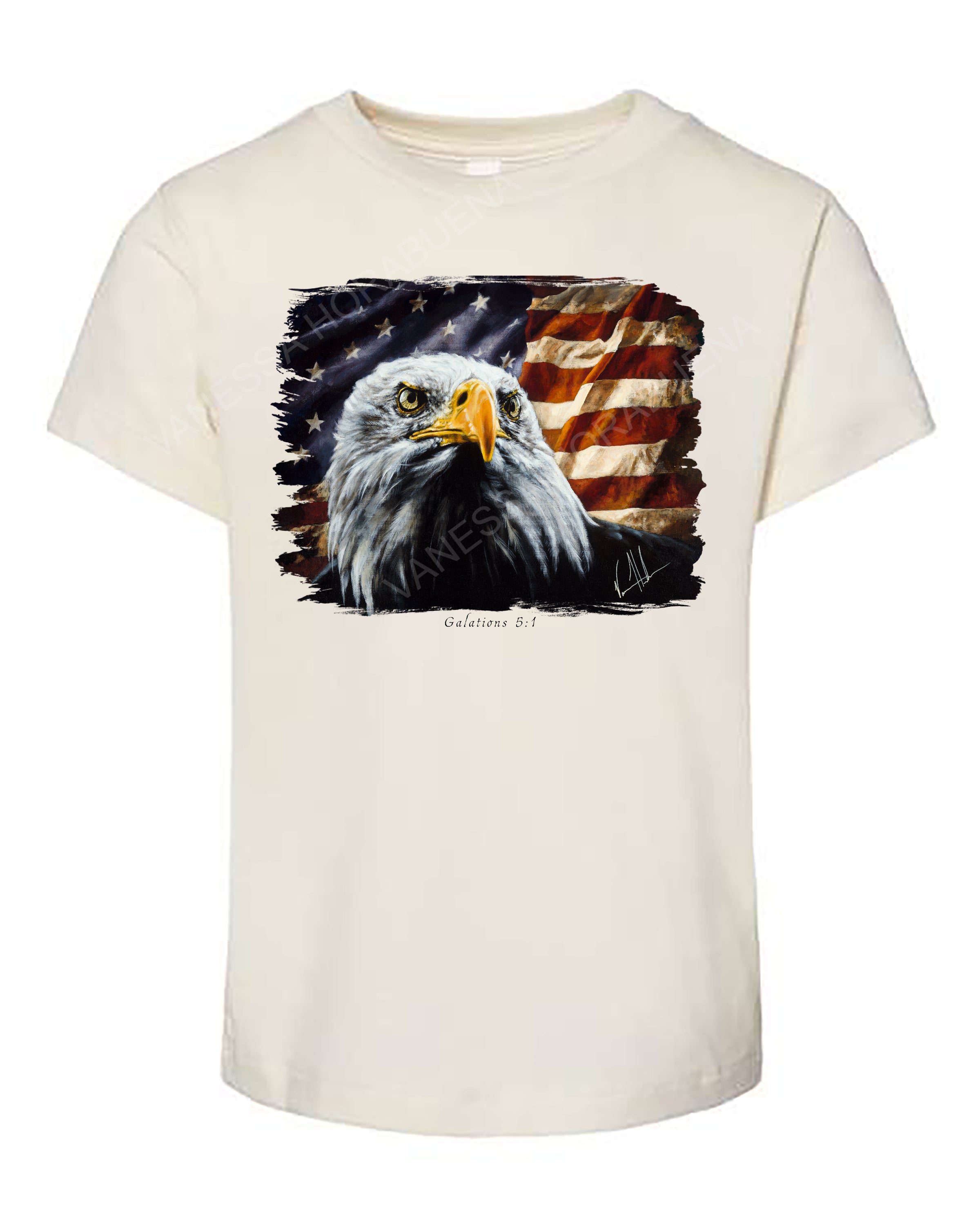 The Fight for Freedom - Kids T (Organic Cotton) Vanessa Horabuena Kids Natural 2T