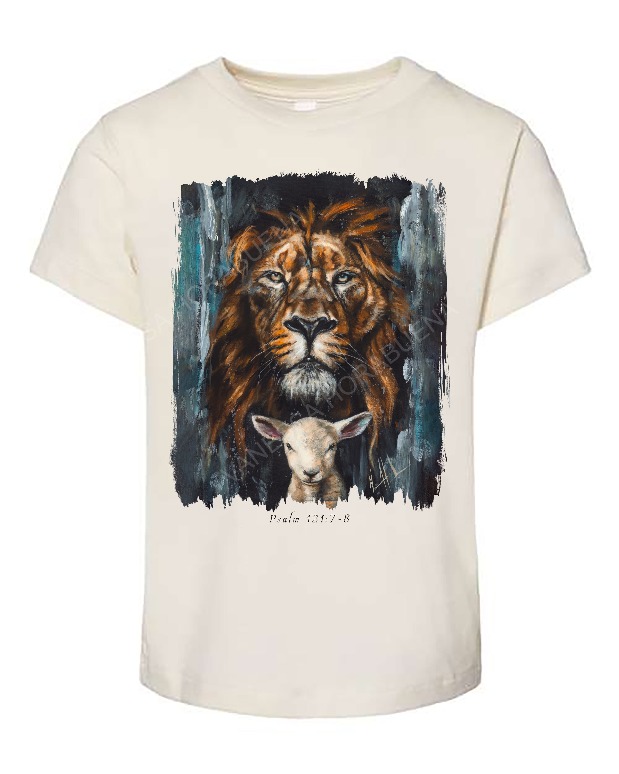 The Lion and Lamb Passover - Kids T (Organic Cotton) Vanessa Horabuena Kids Natural 2T