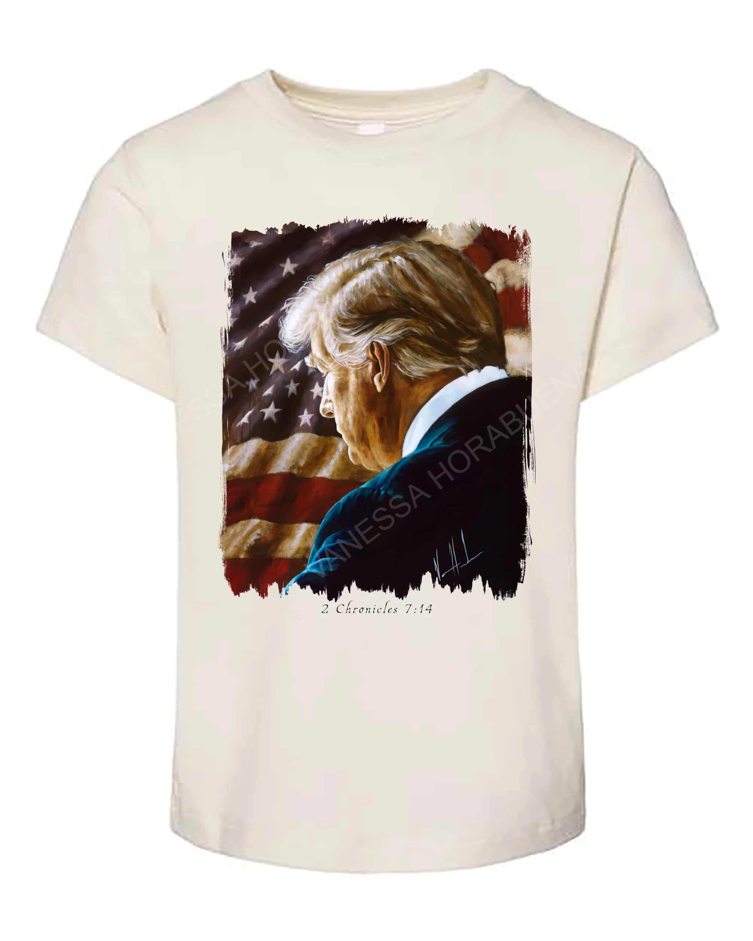 Prayers for Our Nation - Kids T (Organic Cotton) Vanessa Horabuena Kids Natural 2T