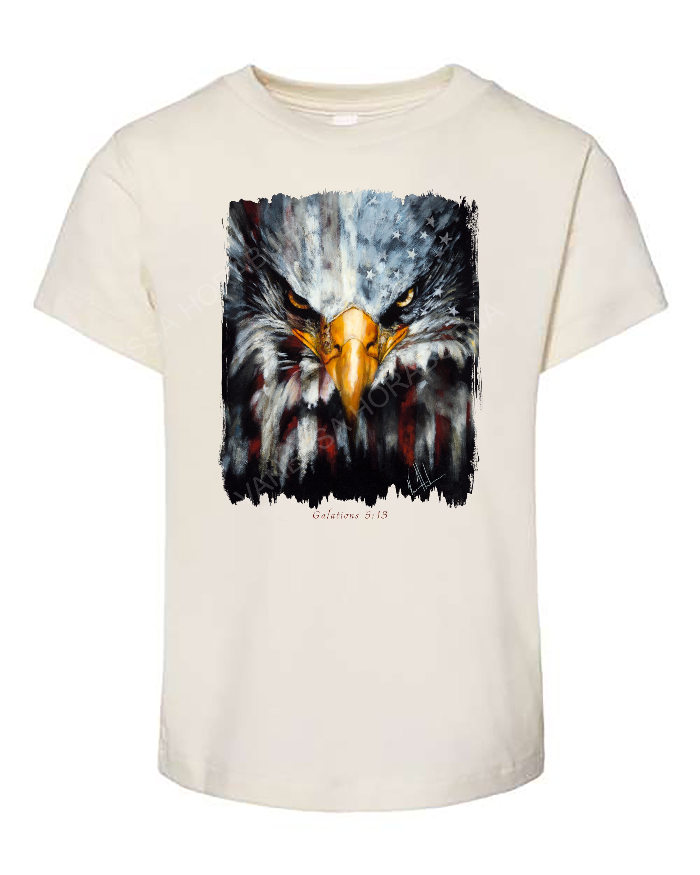 Stripes of Freedom - Kids T (Organic Cotton) Vanessa Horabuena Kids Natural 2T