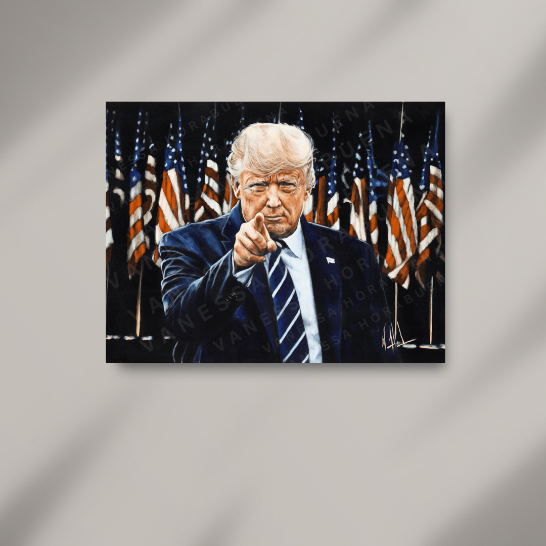 The Call to Greatness (Hand Embellished Canvas Print) Vanessa Horabuena