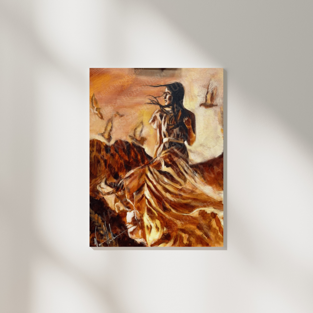 Draw Near to Me (Hand Embellishment Canvas Print) Women's Art Print Vanessa Horabuena