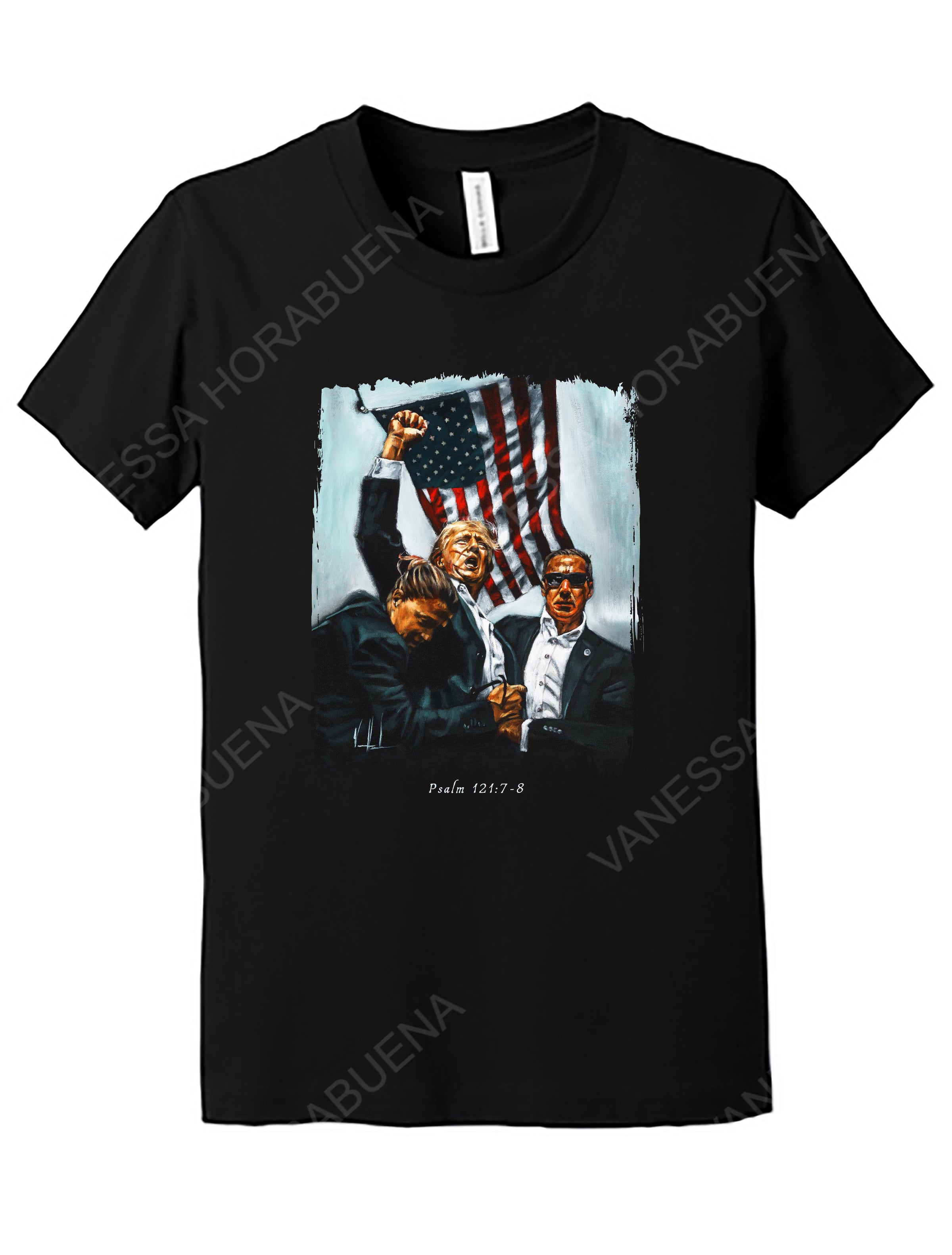 Never Surrender - Kids T (Organic Cotton) Vanessa Horabuena Kids Black Small