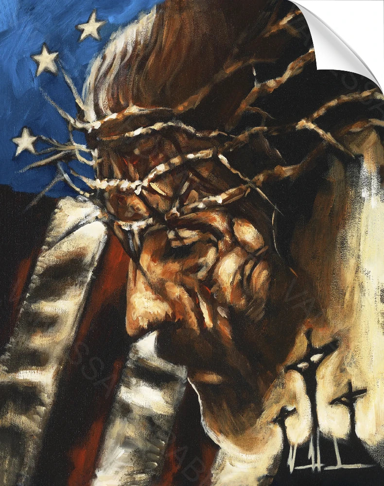 One Nation Under God - Sticker Sticker Vanessa Horabuena