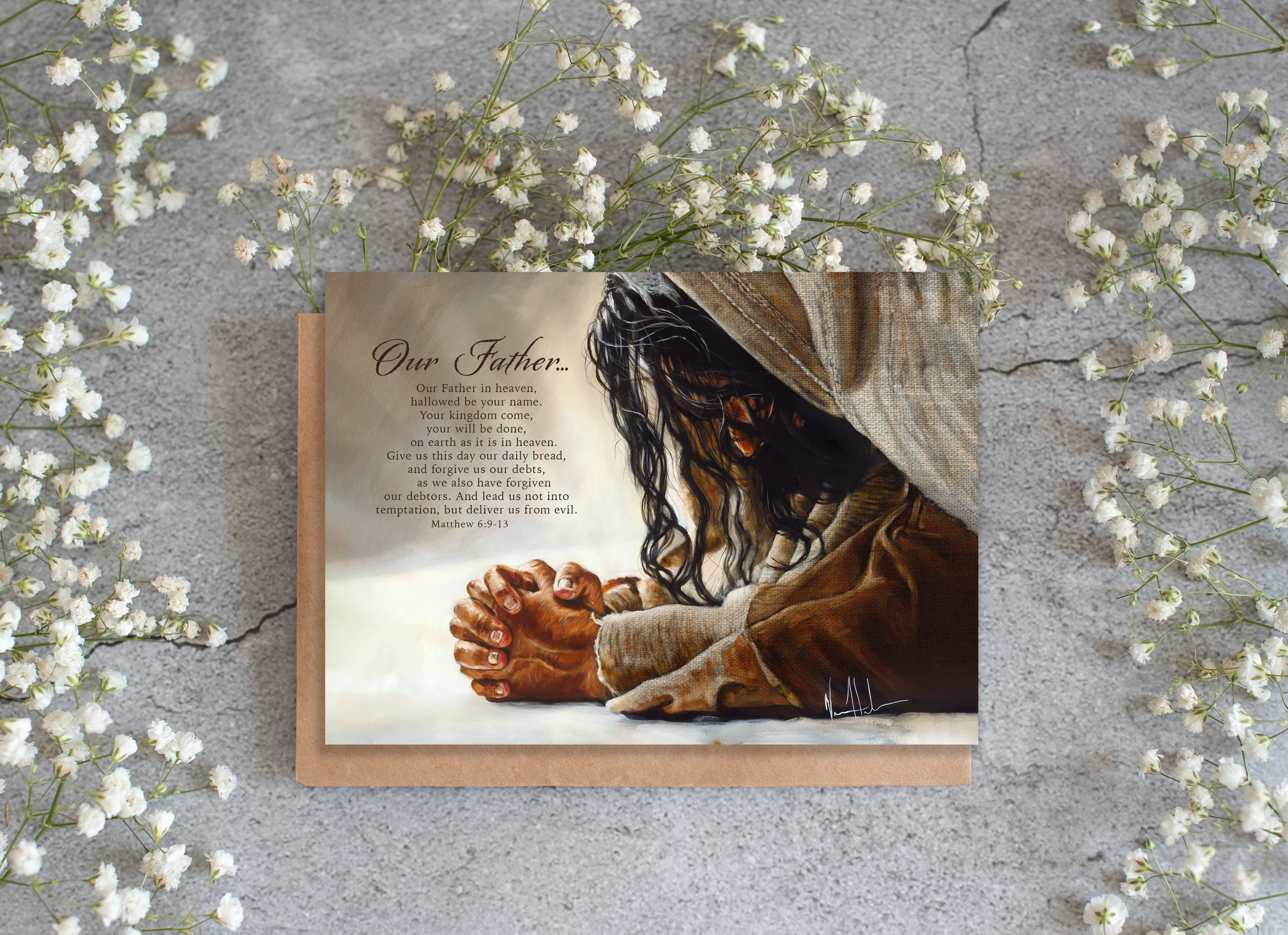 'Our Father....' Greeting Card Vanessa Horabuena