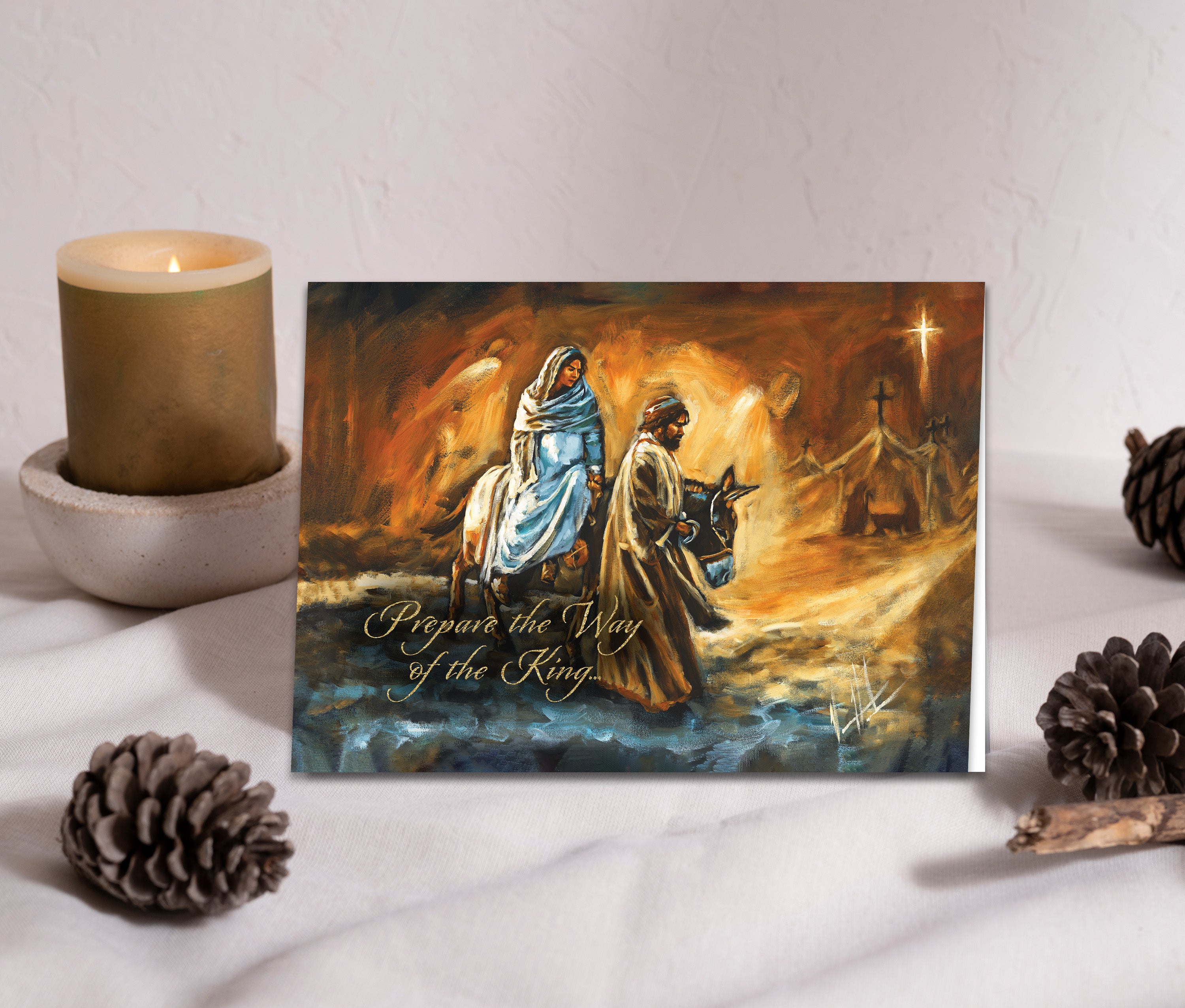 'Prepare the Way of the King' Greeting Card Vanessa Horabuena