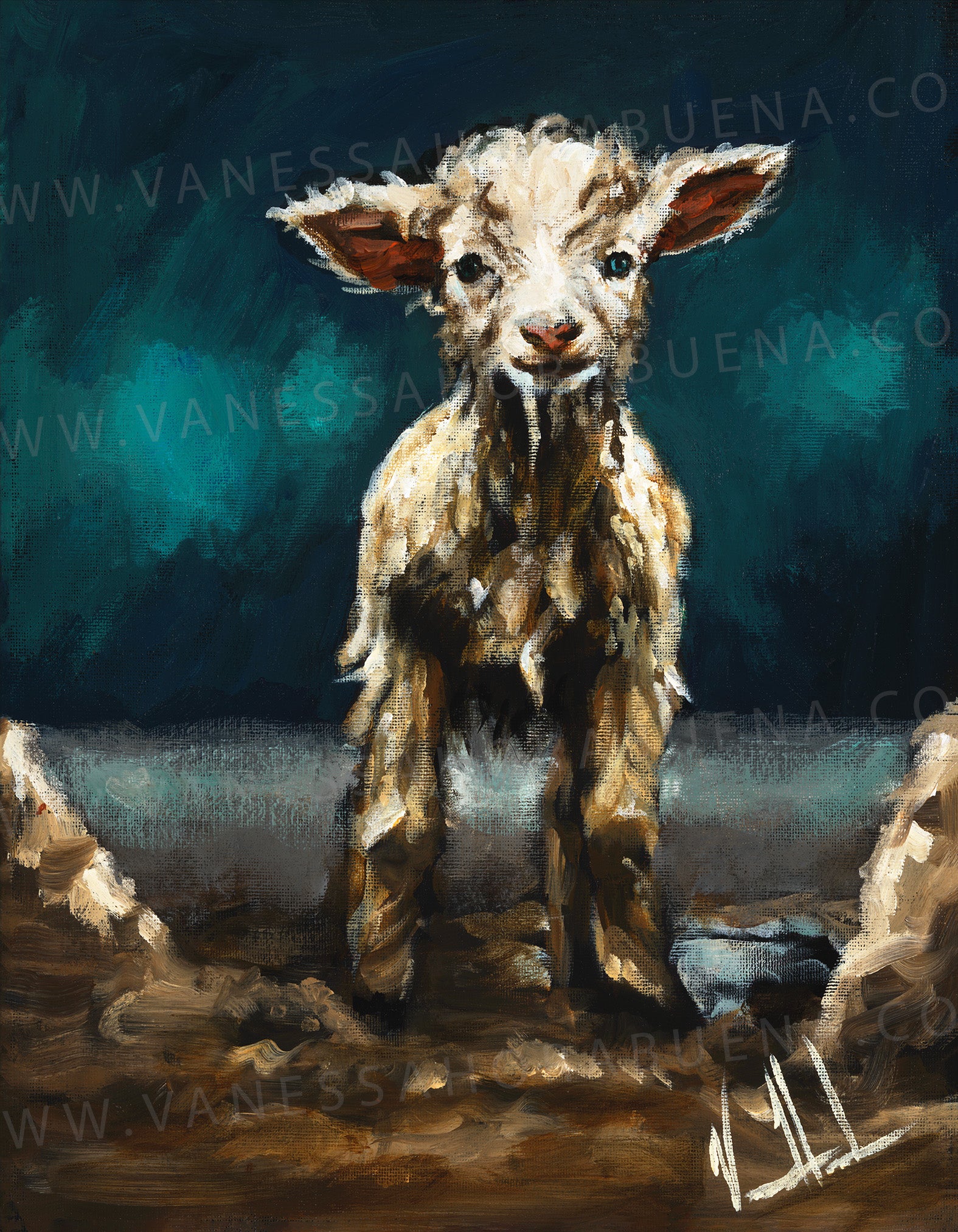 Return to Me (Hand Embellishment Canvas Print) Vanessa Horabuena