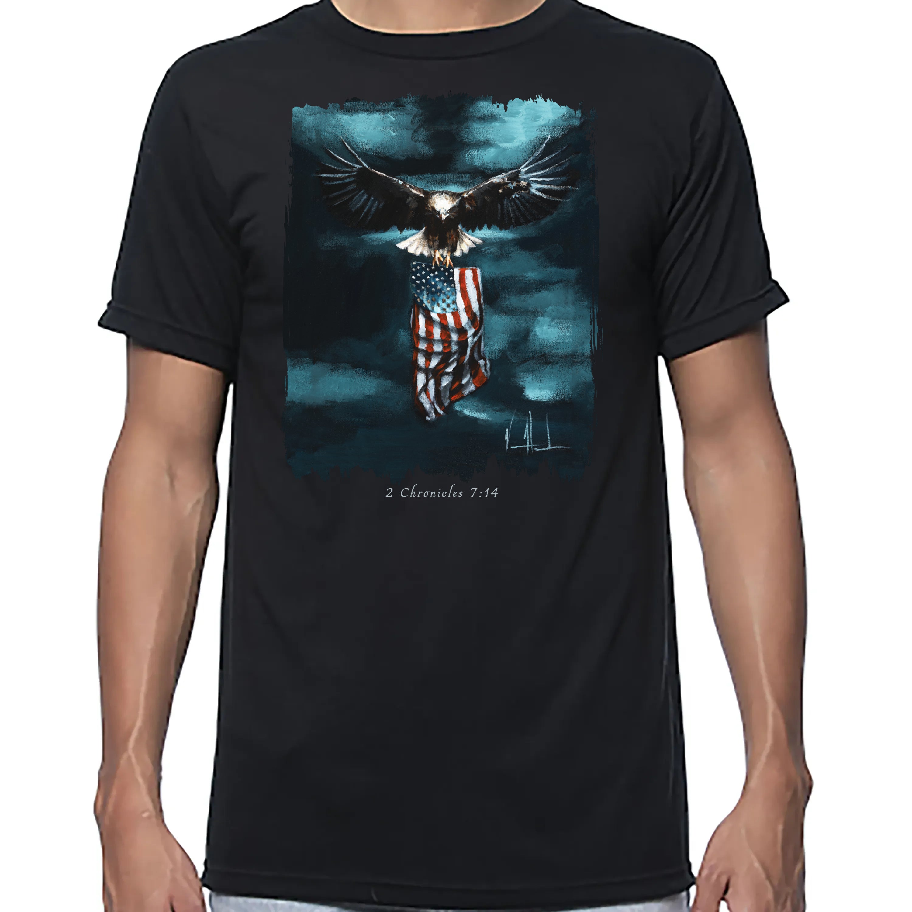 Revive Our Nation - Unisex T (Premium Organic Fabric) Vanessa Horabuena Bamboo Black Small