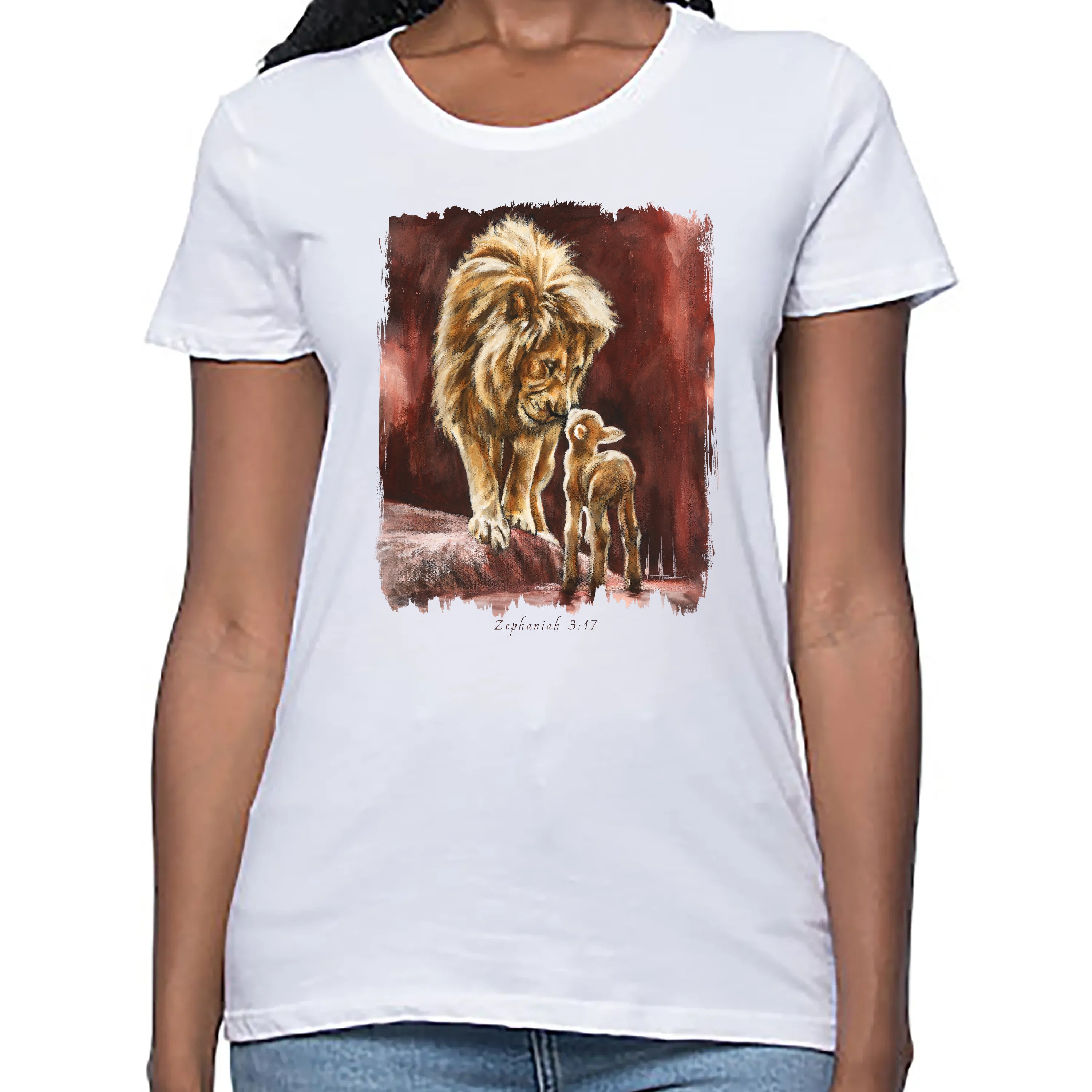 Women's T (Organic Bamboo) - The Heart of God Organic Bamboo Vanessa Horabuena Short Sleeve Frost (White) XS