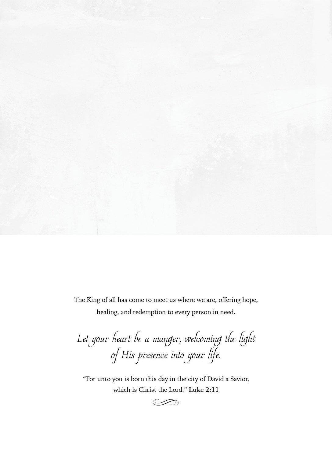 'The Manger' Greeting Card Vanessa Horabuena