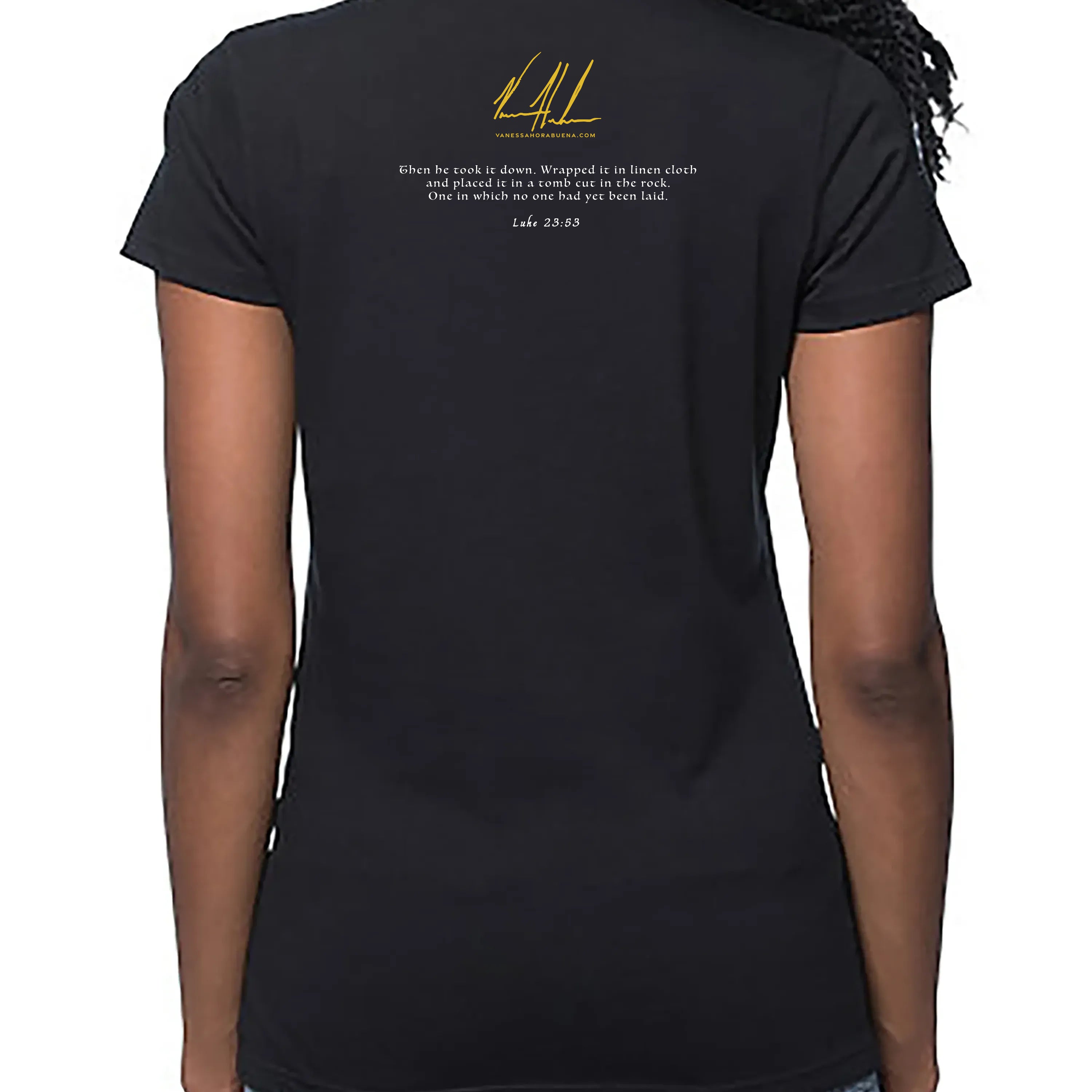 Women's T (Organic Bamboo) - The Shroud of Turin - The Colors of Life Organic Bamboo Vanessa Horabuena