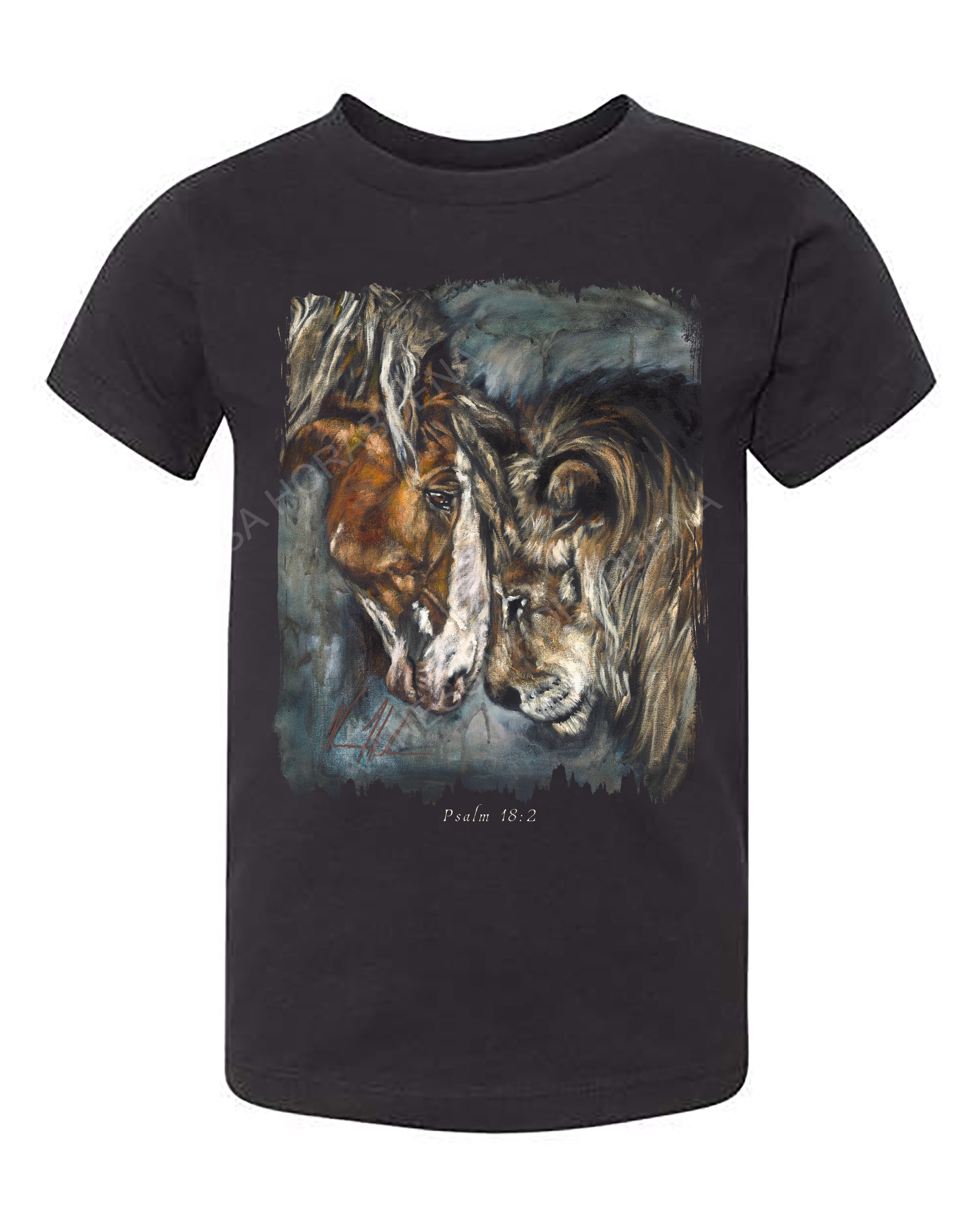 Courage & Strength - Kids T (Organic Cotton) Vanessa Horabuena Kids Black 2T