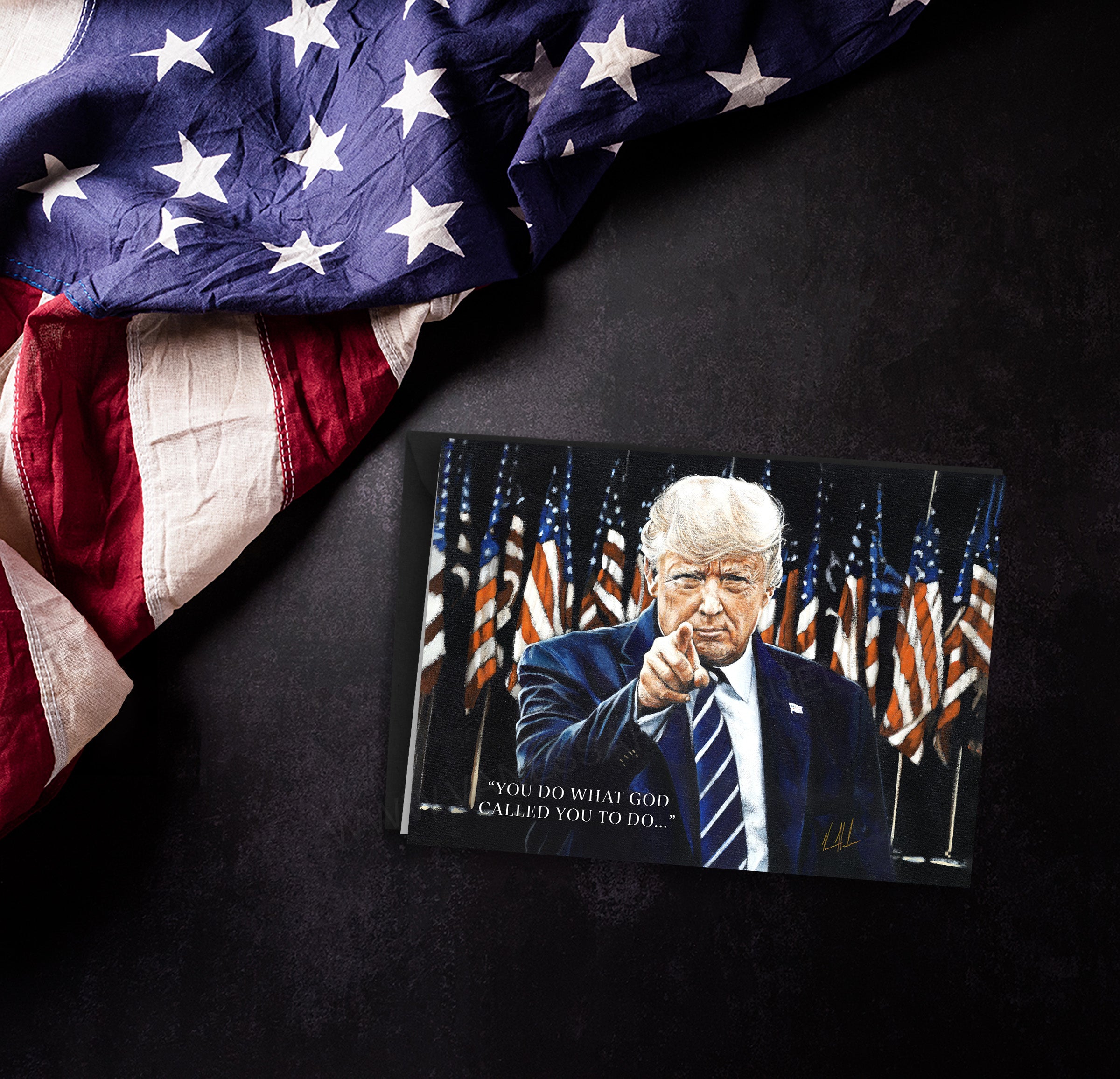 "The Call to Greatness" Greeting Card Vanessa Horabuena