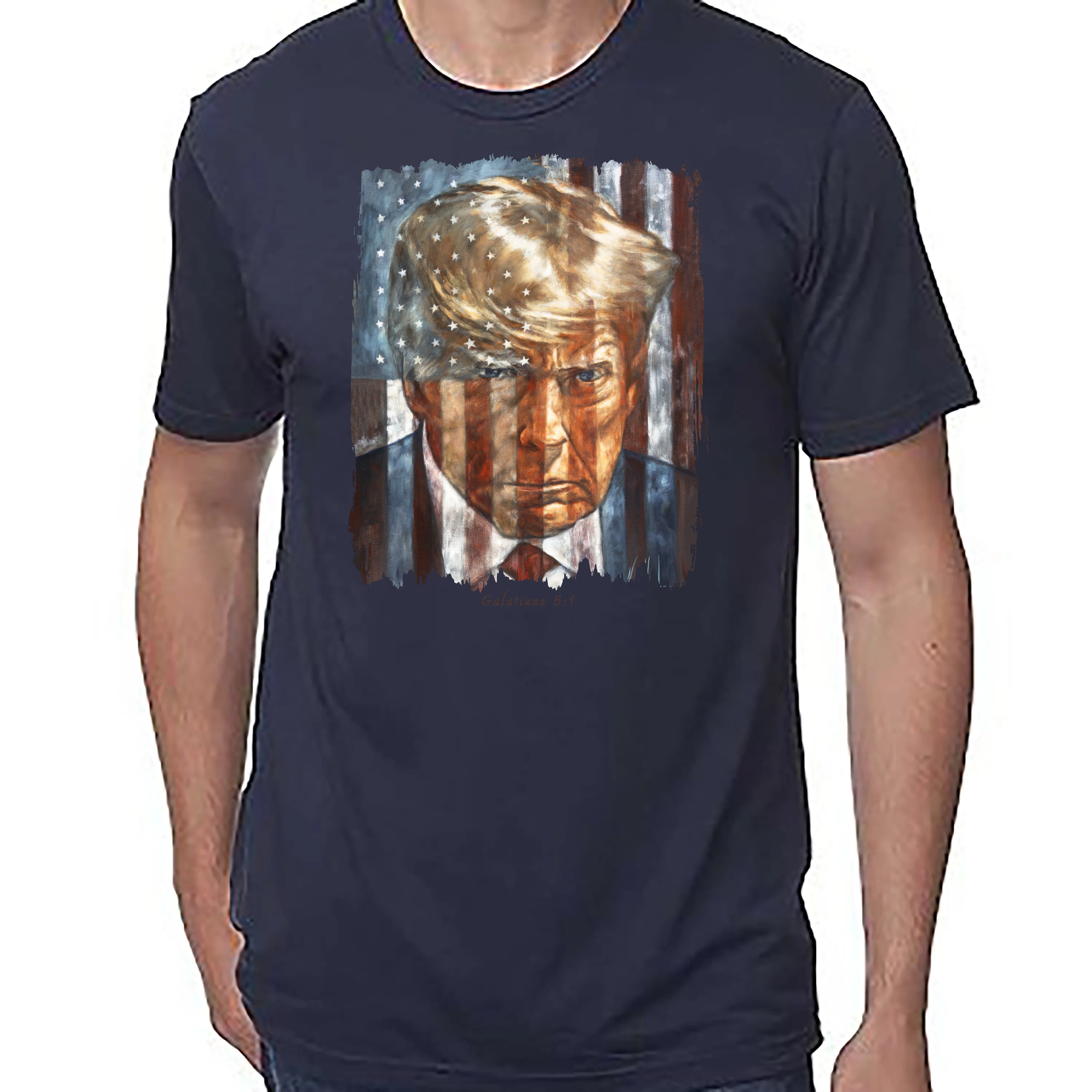 The Cost Of Freedom - Unisex T (Premium Organic Fabric) Vanessa Horabuena Bamboo Midnight Blue Small