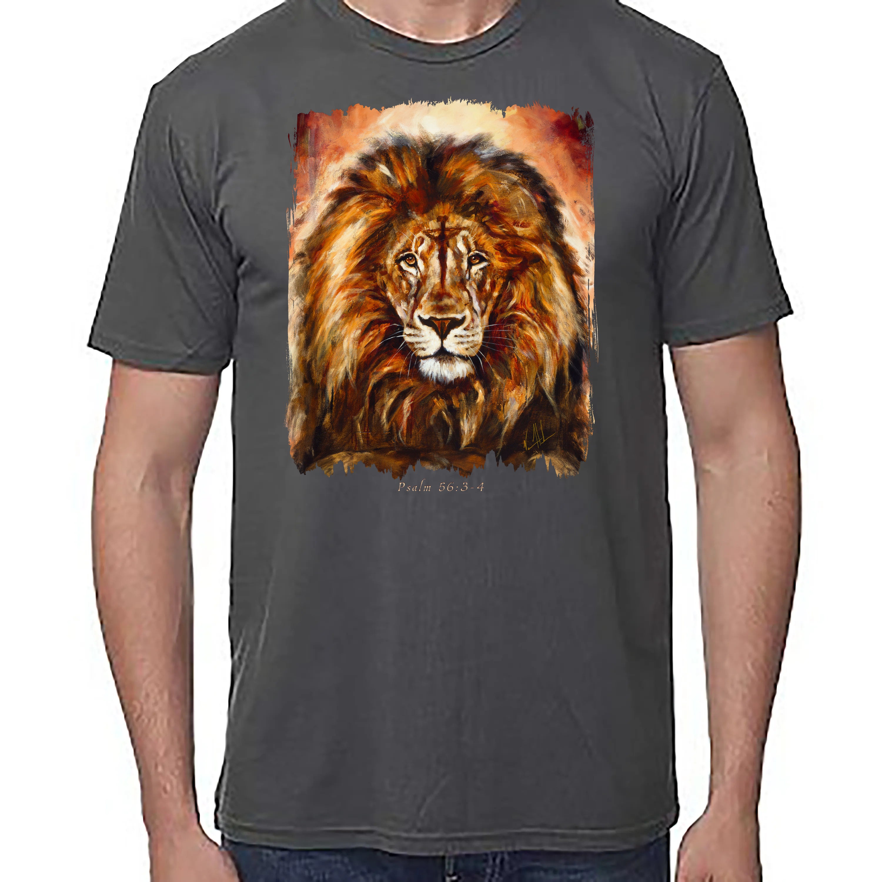 King Of Heaven - Glorious Reign - Unisex T (Premium Organic Fabric) Vanessa Horabuena Bamboo Pewter Small
