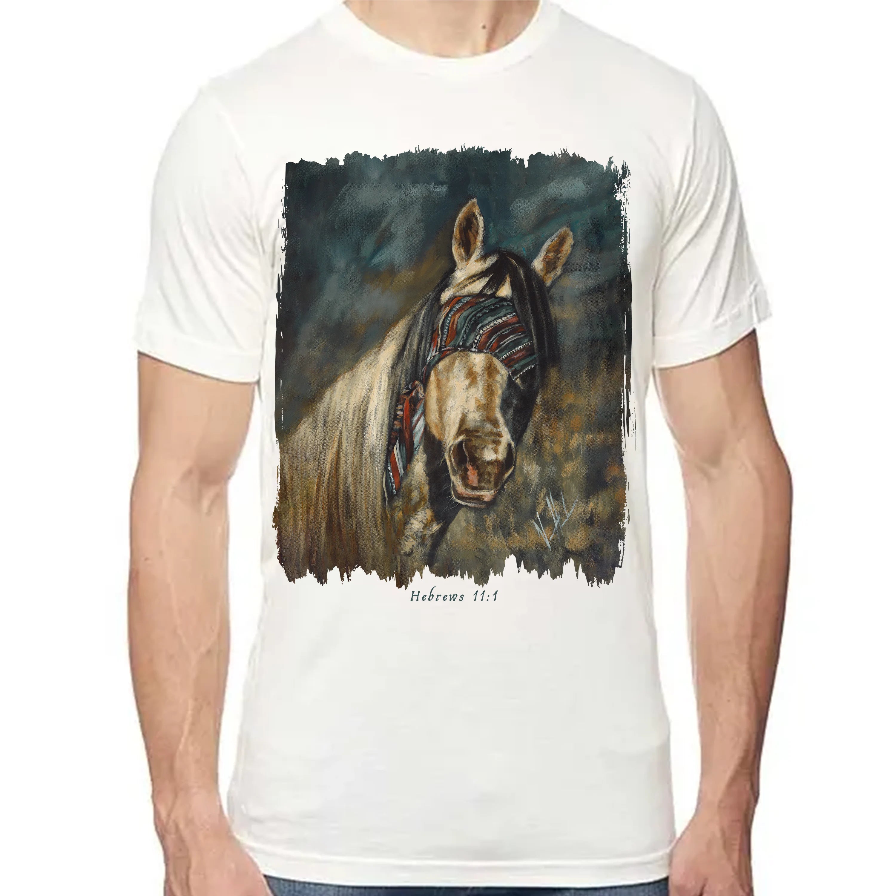 Blind Faith - Unisex T (Premium Organic Fabric) Vanessa Horabuena Bamboo Natural Small