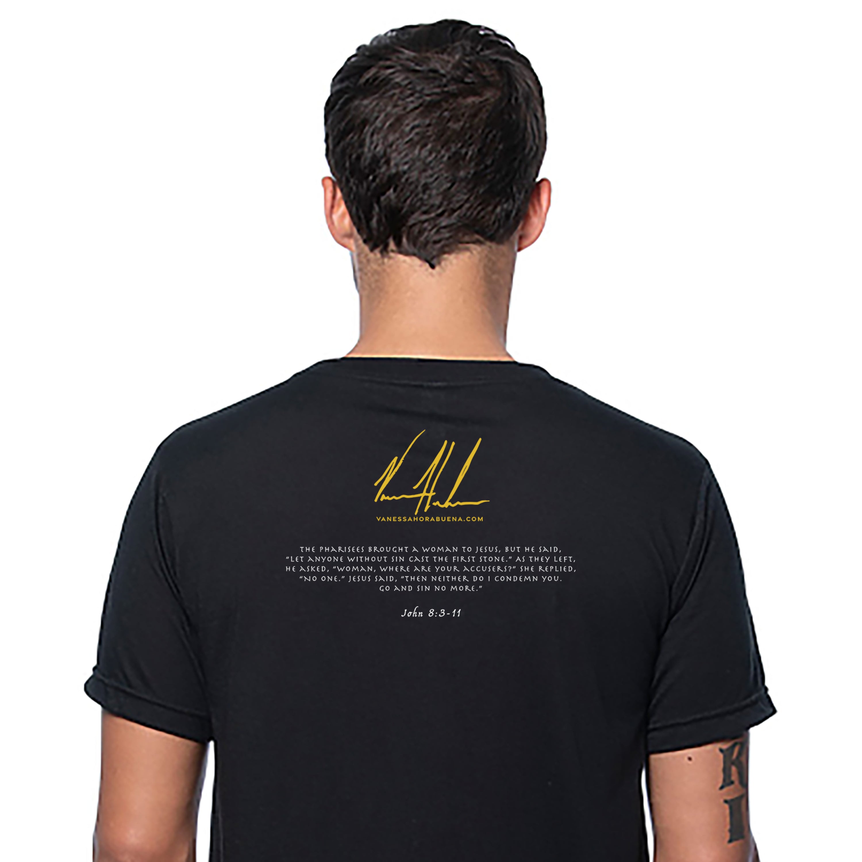 "Woman, Where Are Your Accusers?" - Unisex T (Organic Bamboo) Vanessa Horabuena