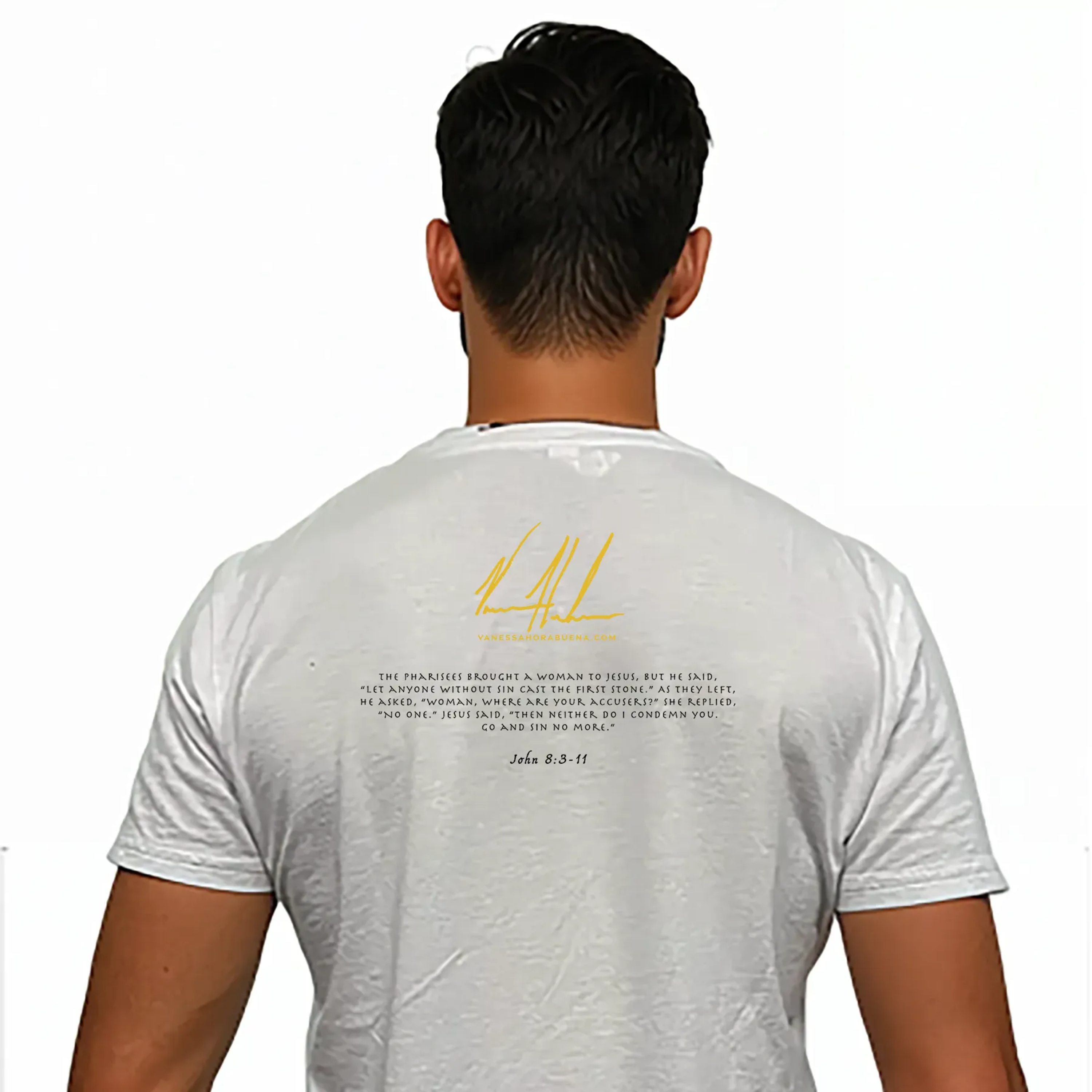"Woman, Where Are Your Accusers?" - Unisex T (Organic Bamboo) Vanessa Horabuena