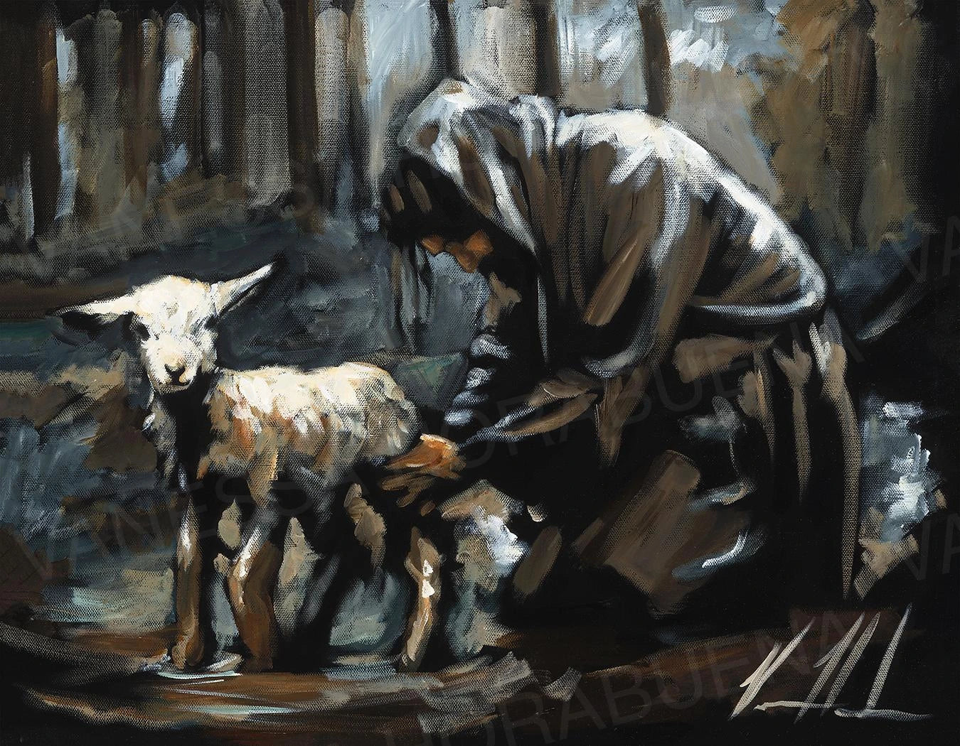 Washed by My Savior Jesus Art Print Vanessa Horabuena