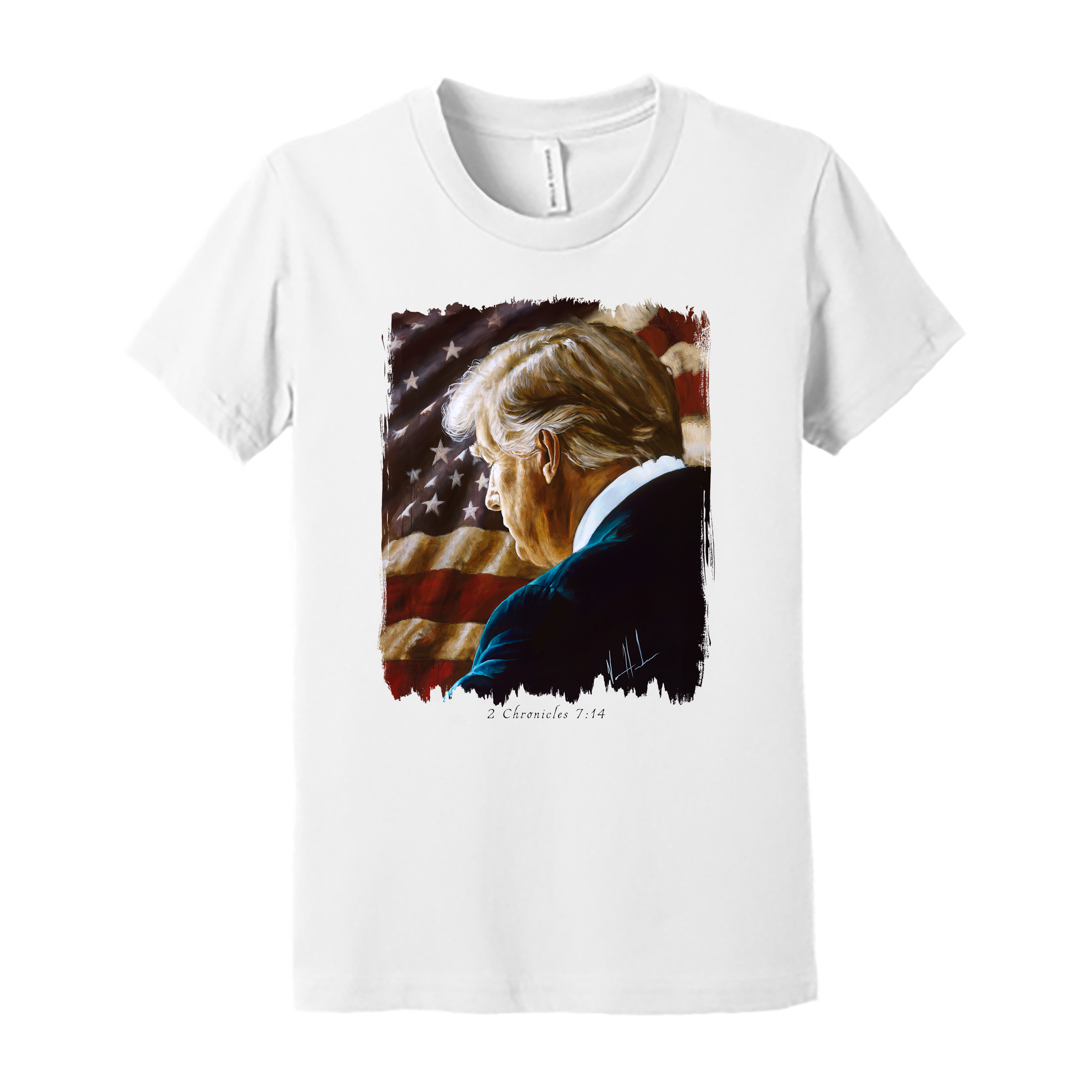 Kids T (Organic Cotton) - Prayers for Our Nation Organic Cotton Vanessa Horabuena Youth White Small