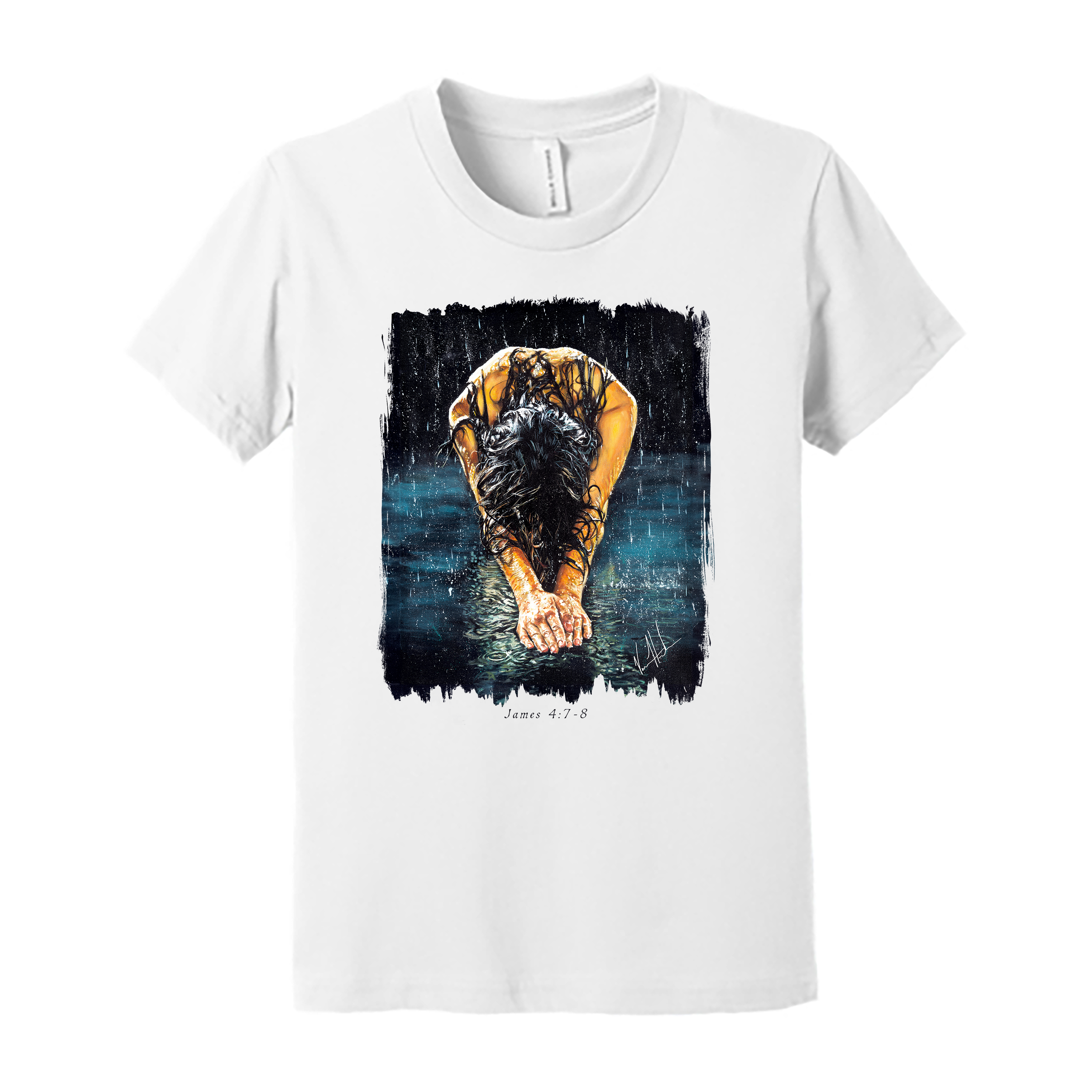 Kids T (Organic Cotton) - The Art of Surrender Organic Cotton Vanessa Horabuena Youth White Small