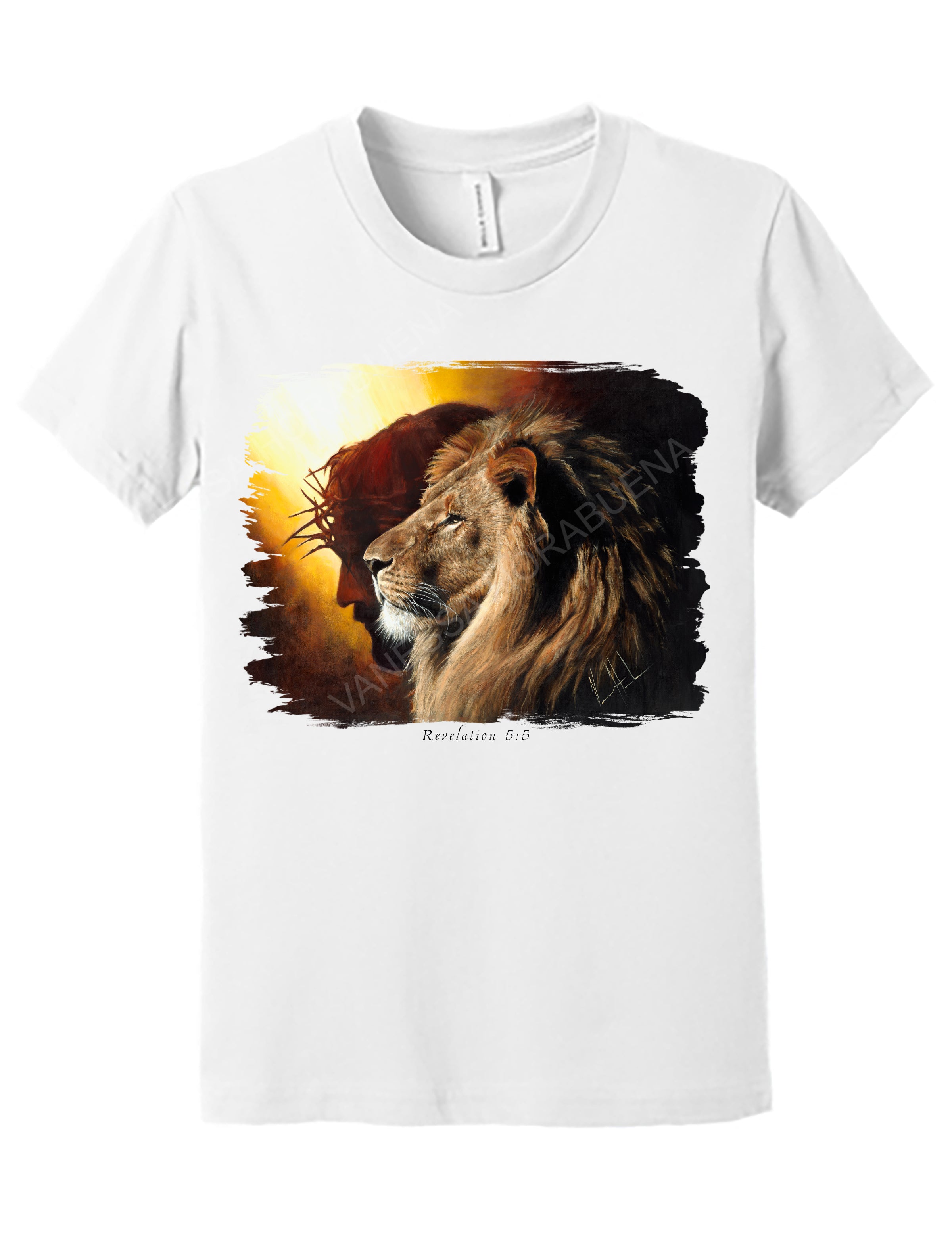 The Lion of Judah - Kids T (Organic Cotton) Vanessa Horabuena Kids White Small