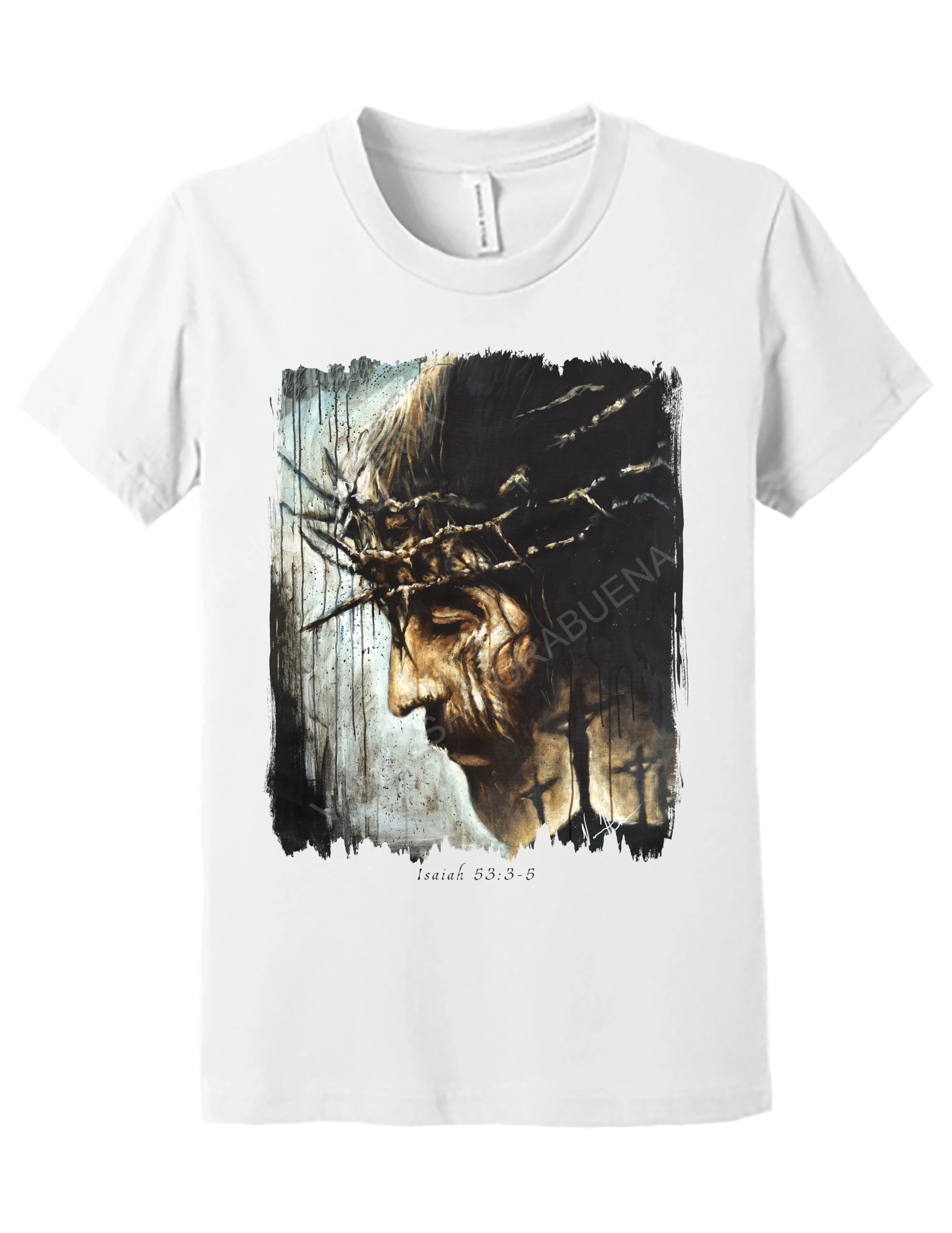 Redeemer's Love With Crosses - Kids T (Organic Cotton) Vanessa Horabuena Kids White Small