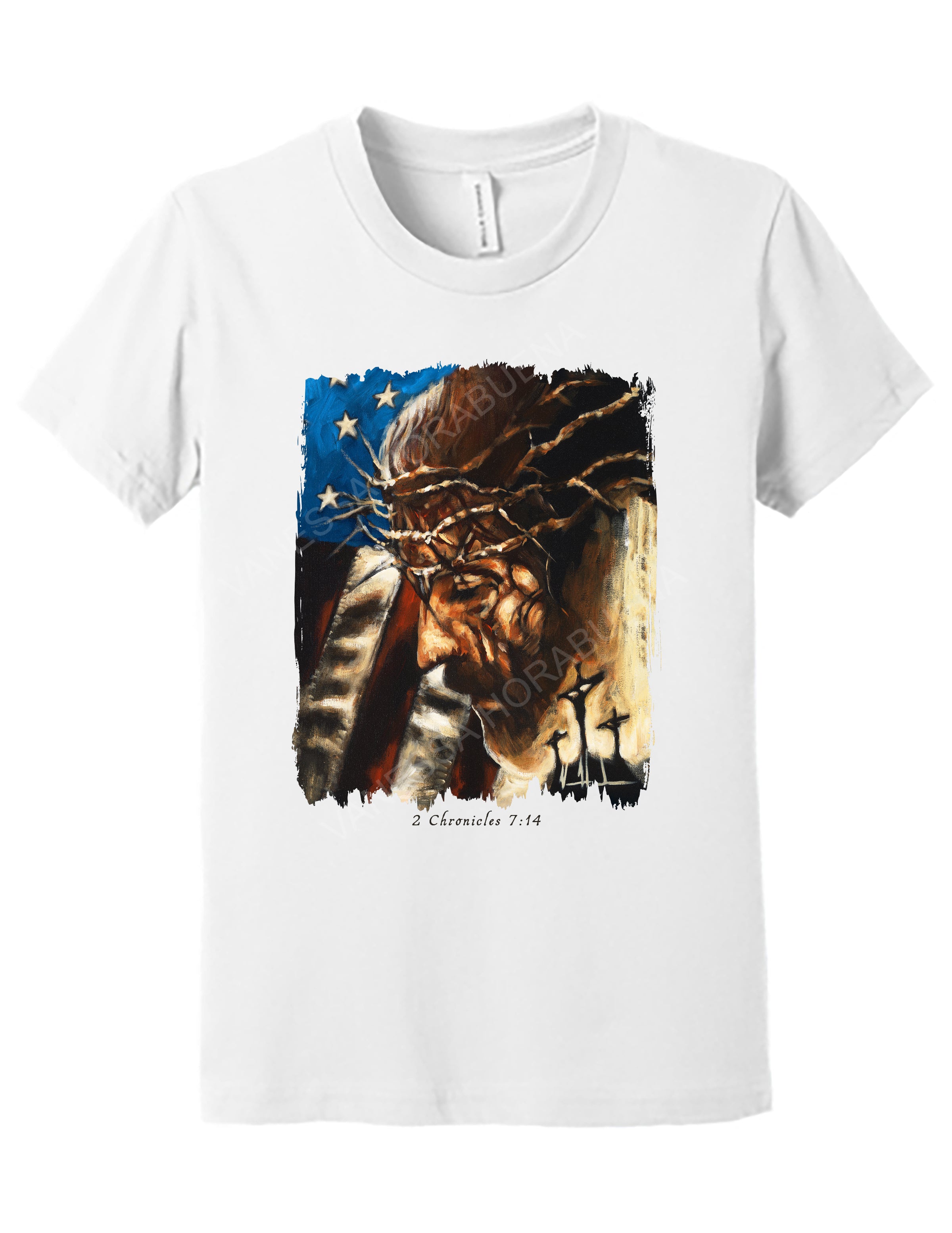 One Nation Under God - Kids T (Organic Cotton) Vanessa Horabuena Kids White Small
