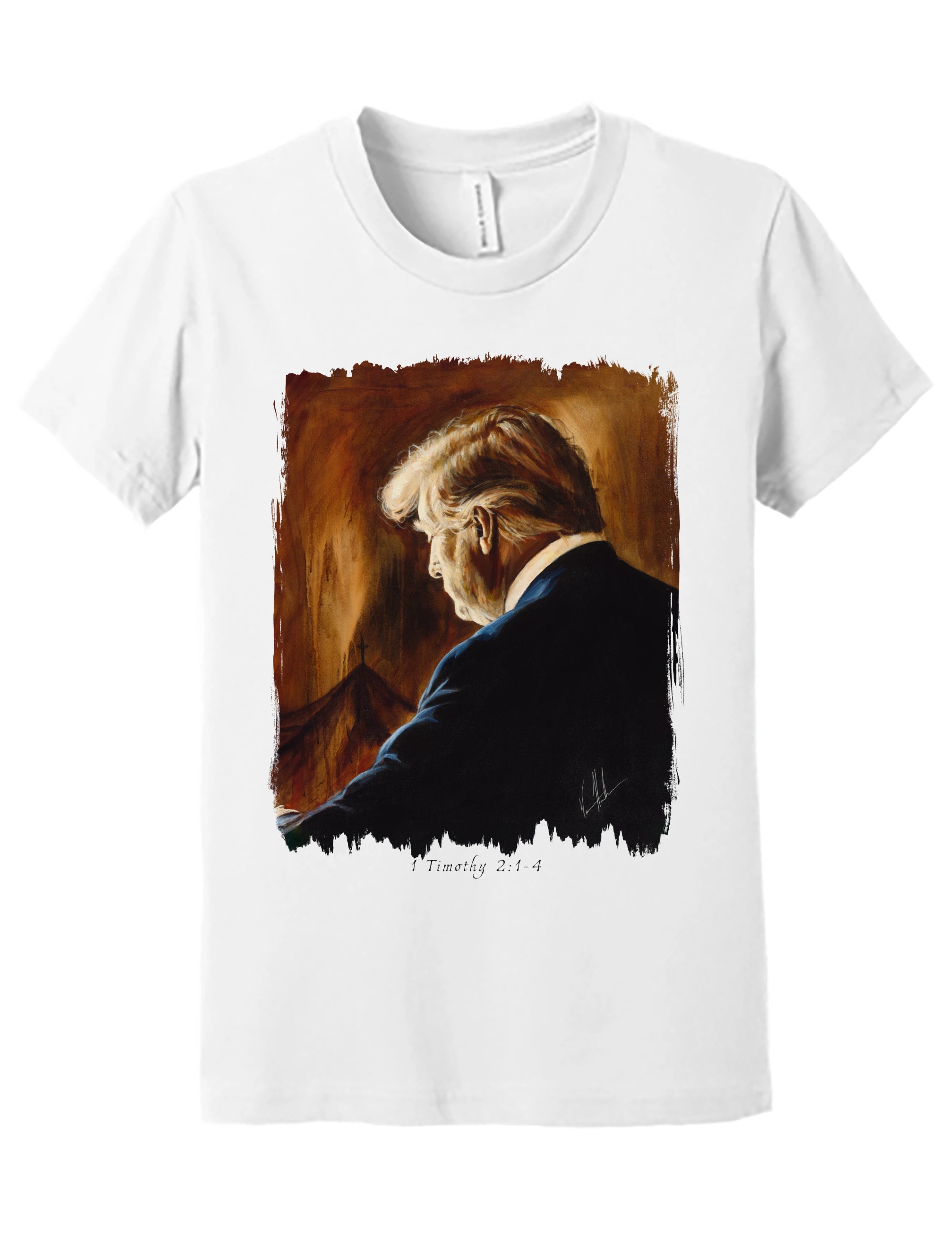 Prayers for Our President (For Such a Time as This) - Kids T (Organic Cotton) Vanessa Horabuena Kids White Small