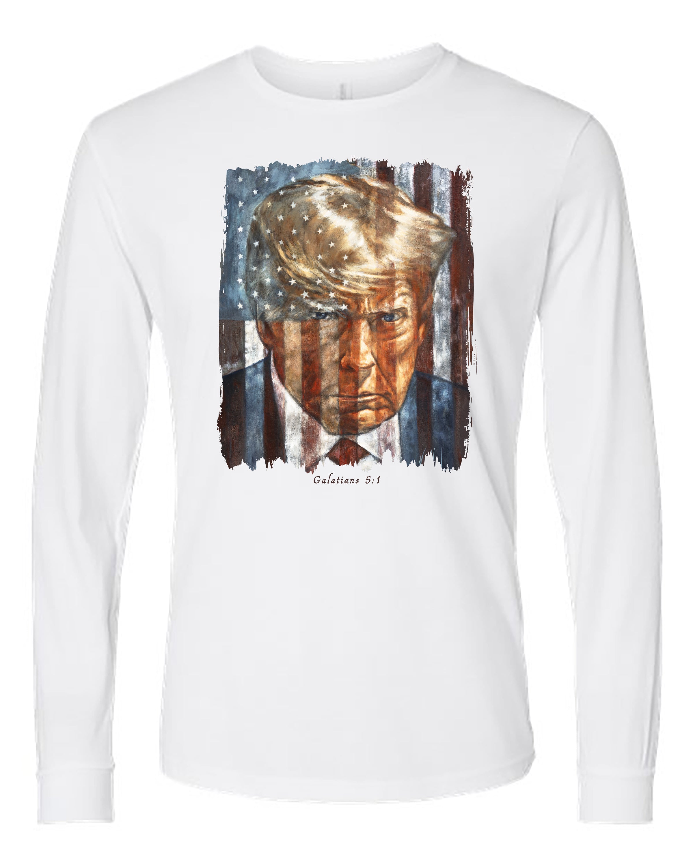 The Cost of Freedom - Unisex T-Shirt Vanessa Horabuena Long Sleeve White Small
