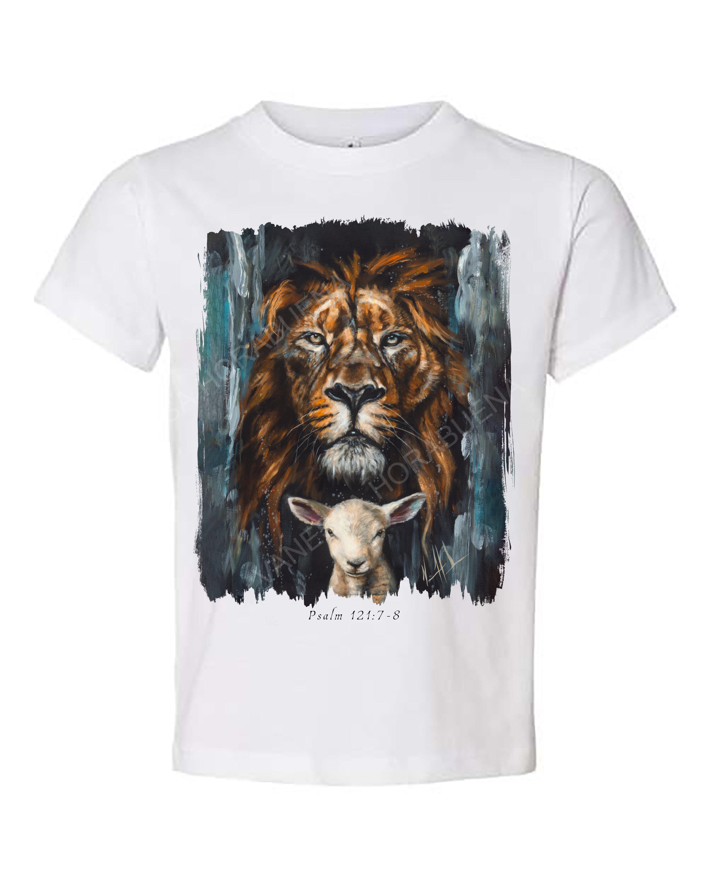 The Lion and Lamb Passover - Kids T (Organic Cotton) Vanessa Horabuena Kids White 2T
