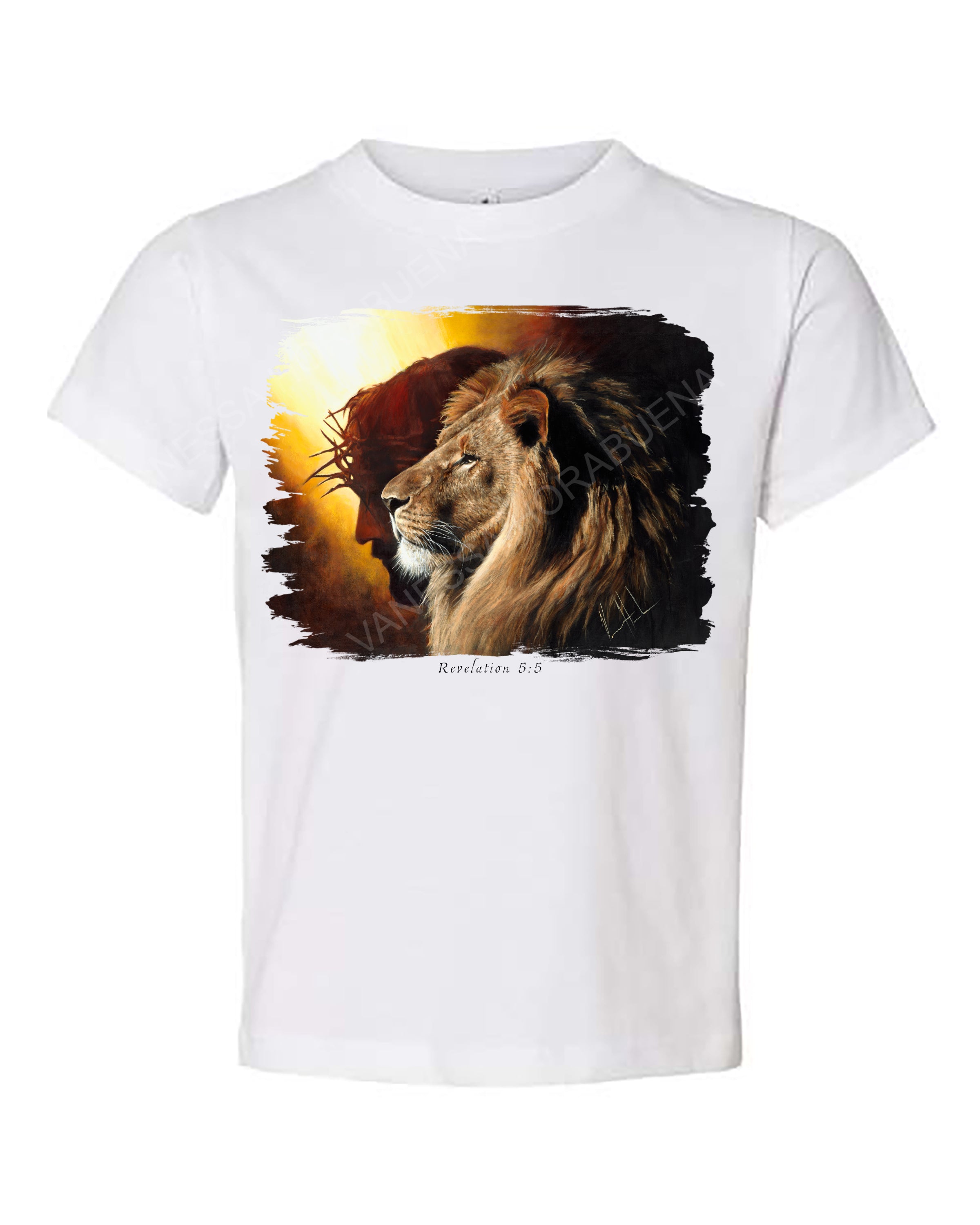 The Lion of Judah - Kids T (Organic Cotton) Vanessa Horabuena Kids White 2T