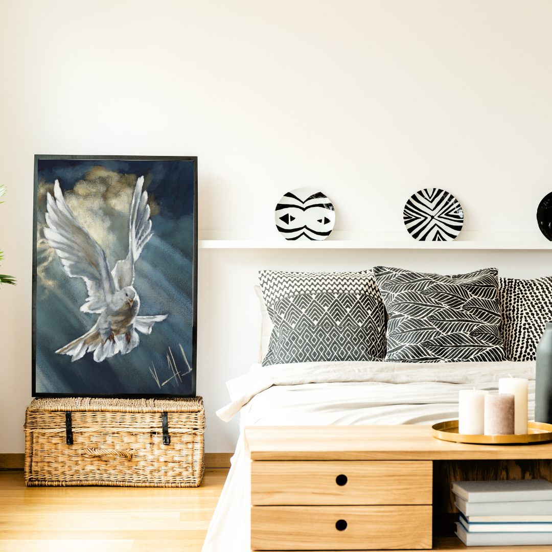 Breath of Heaven (Hand Embellished Canvas Print) Vanessa Horabuena