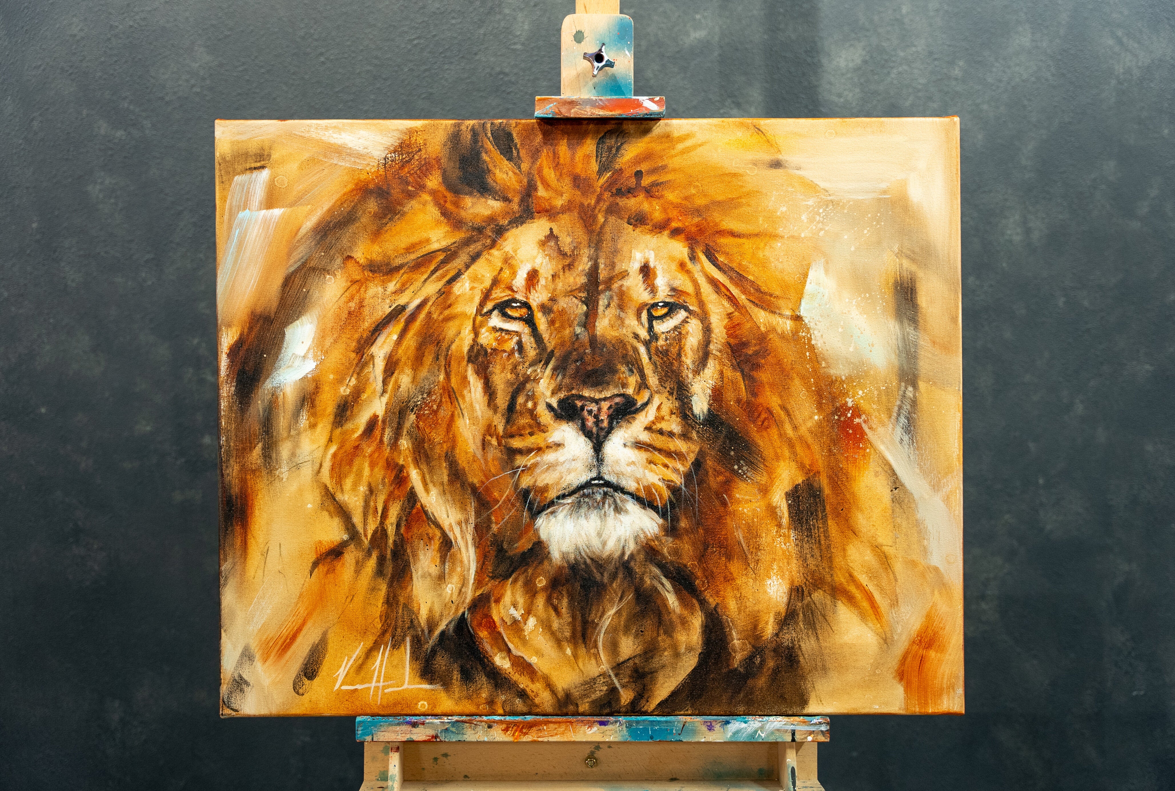 Thy Kingdom Come - 24”x30” Original Acrylic Painting Original Painting Vanessa Horabuena