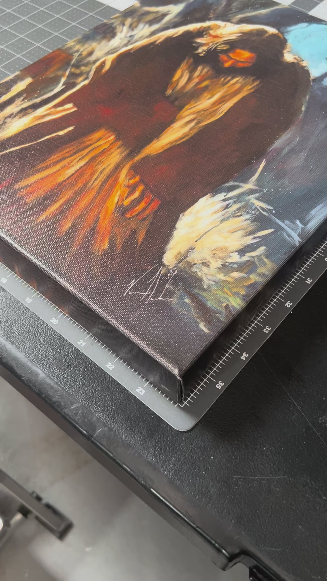 CM# 50 - Walk By Faith - 11"x14" Canvas Print Vanessa Horabuena