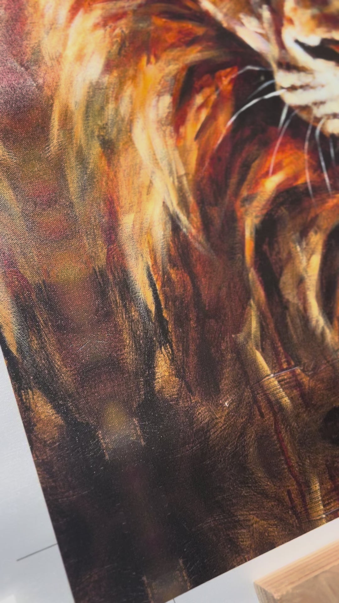 CM# 46 - King of Heaven - Glorious Reign - 24"x30" Canvas Print Vanessa Horabuena