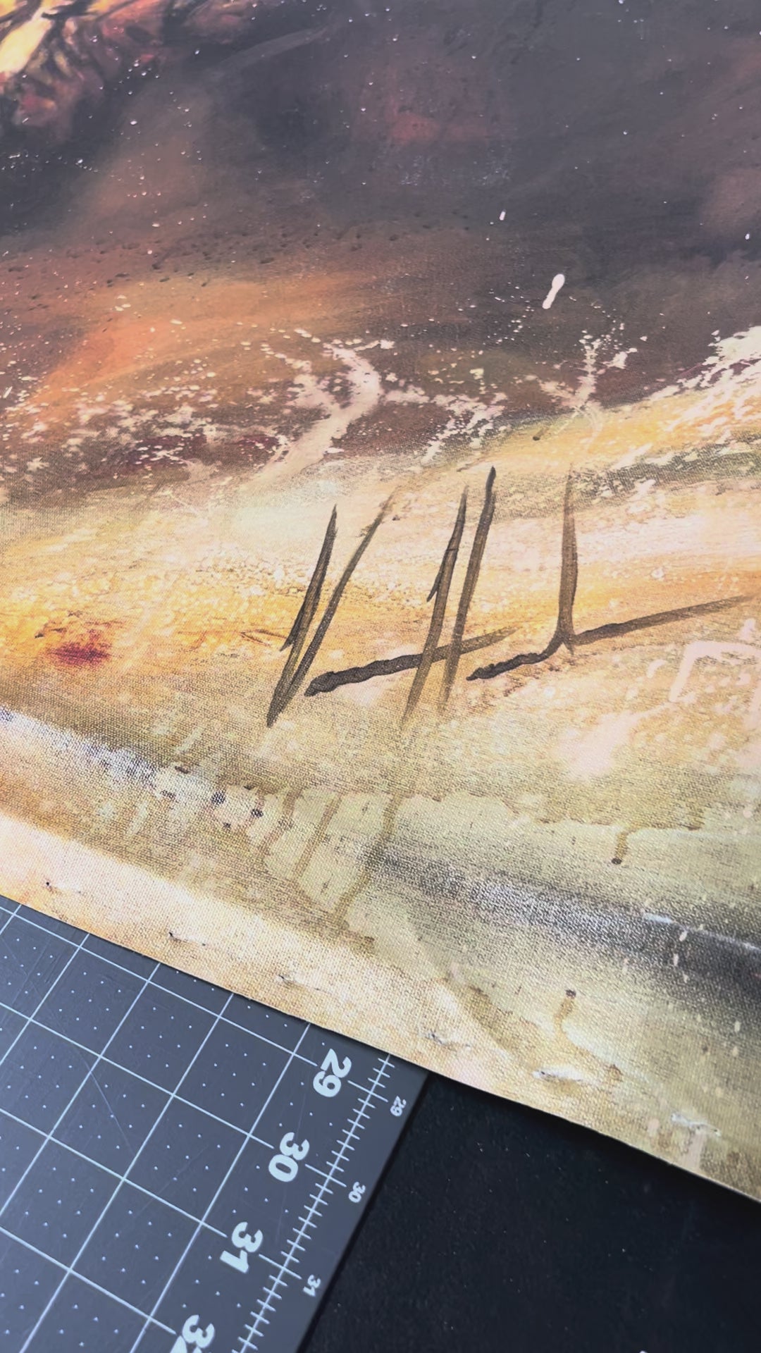 CM# 70 - King of Glory - 36"x48" Canvas Print Vanessa Horabuena