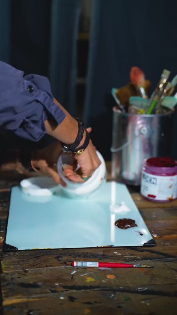 Heaven's Grace (Hand Embellished Canvas Print) Lion Art Print, Jesus Art Print Vanessa Horabuena