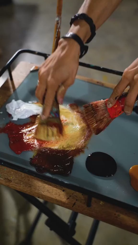 The Lion of Judah (Hand Embellishment Canvas Print) Lion Art Print, Jesus Art Print Vanessa Horabuena