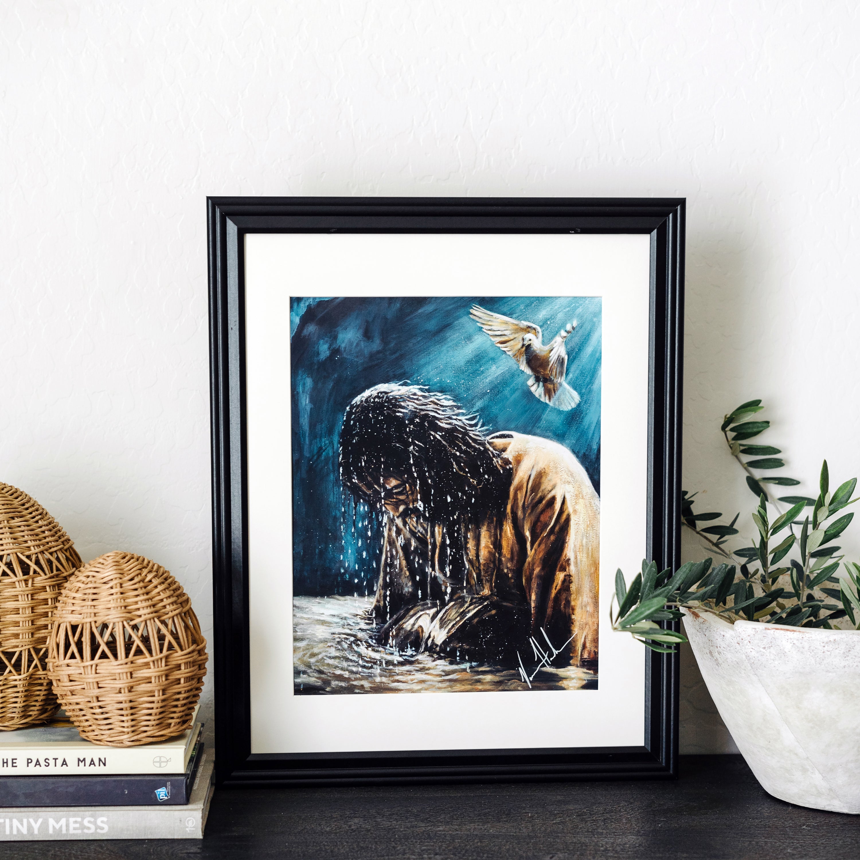 This Is My Son (Hand Embellished Canvas Print) Jesus Art Print Vanessa Horabuena