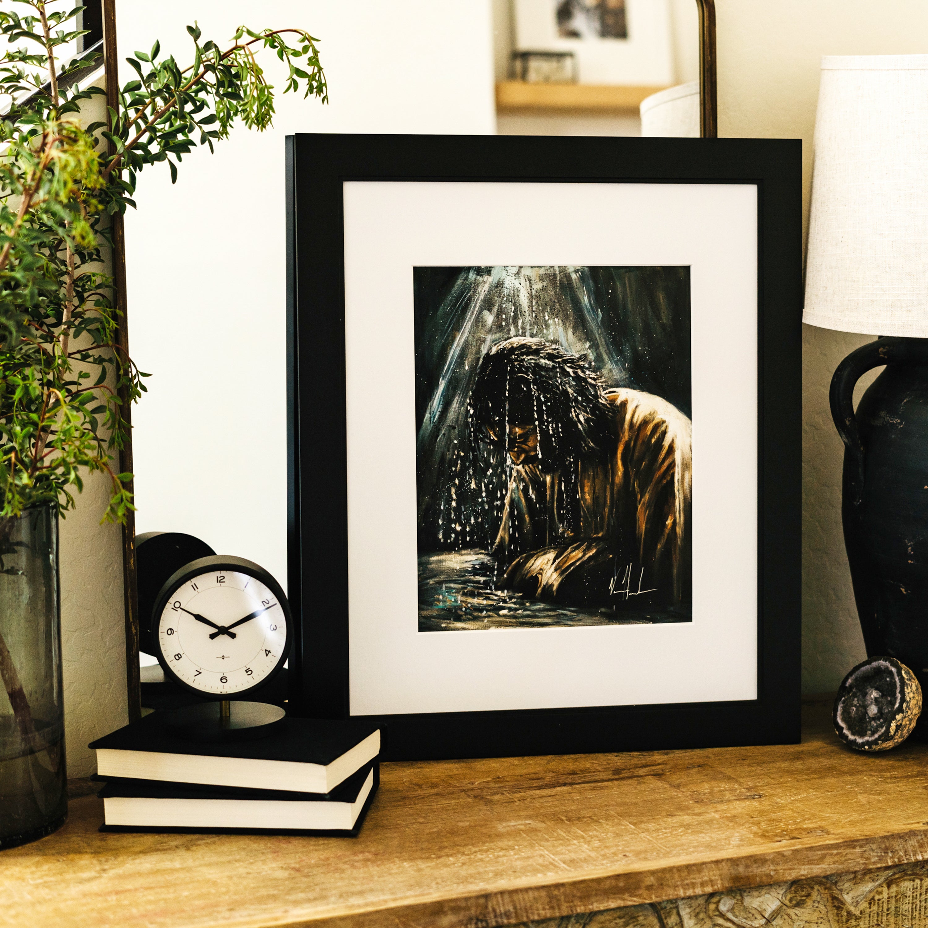 Anointed One (Hand Embellished Canvas Print) Vanessa Horabuena