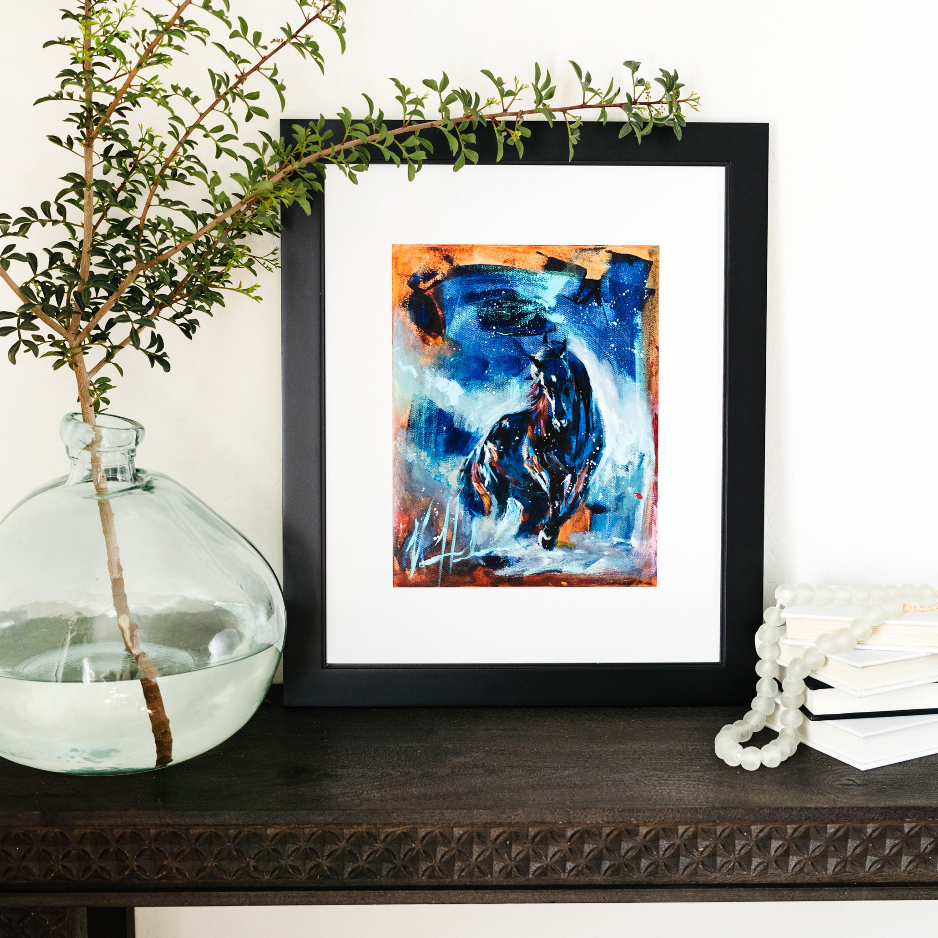Daydreamer (Hand Embellished Canvas Print) Horse Art Print Vanessa Horabuena