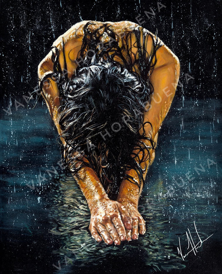 CM# 63 - The Art of Surrender - 24"x30" Canvas Print Vanessa Horabuena