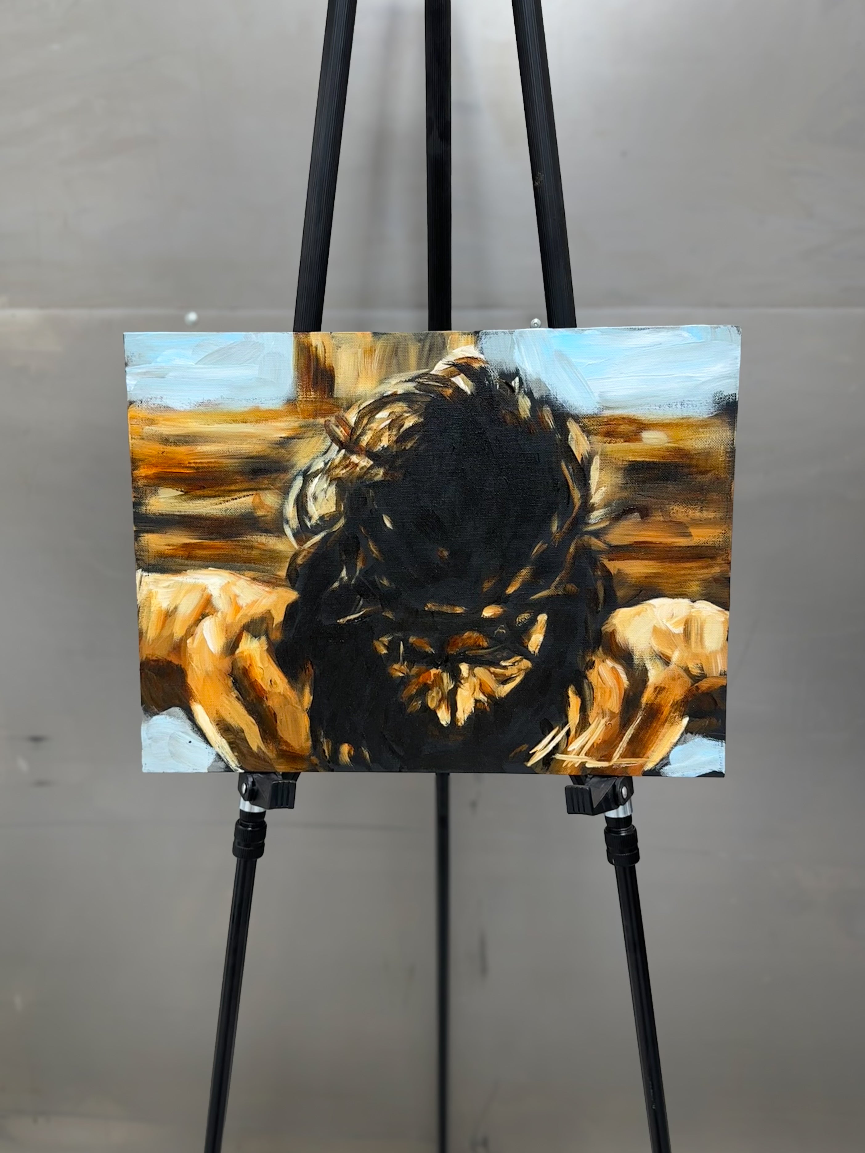 The Finished Work of the Cross - 12”x16” Original Acrylic Painting Original Painting Vanessa Horabuena