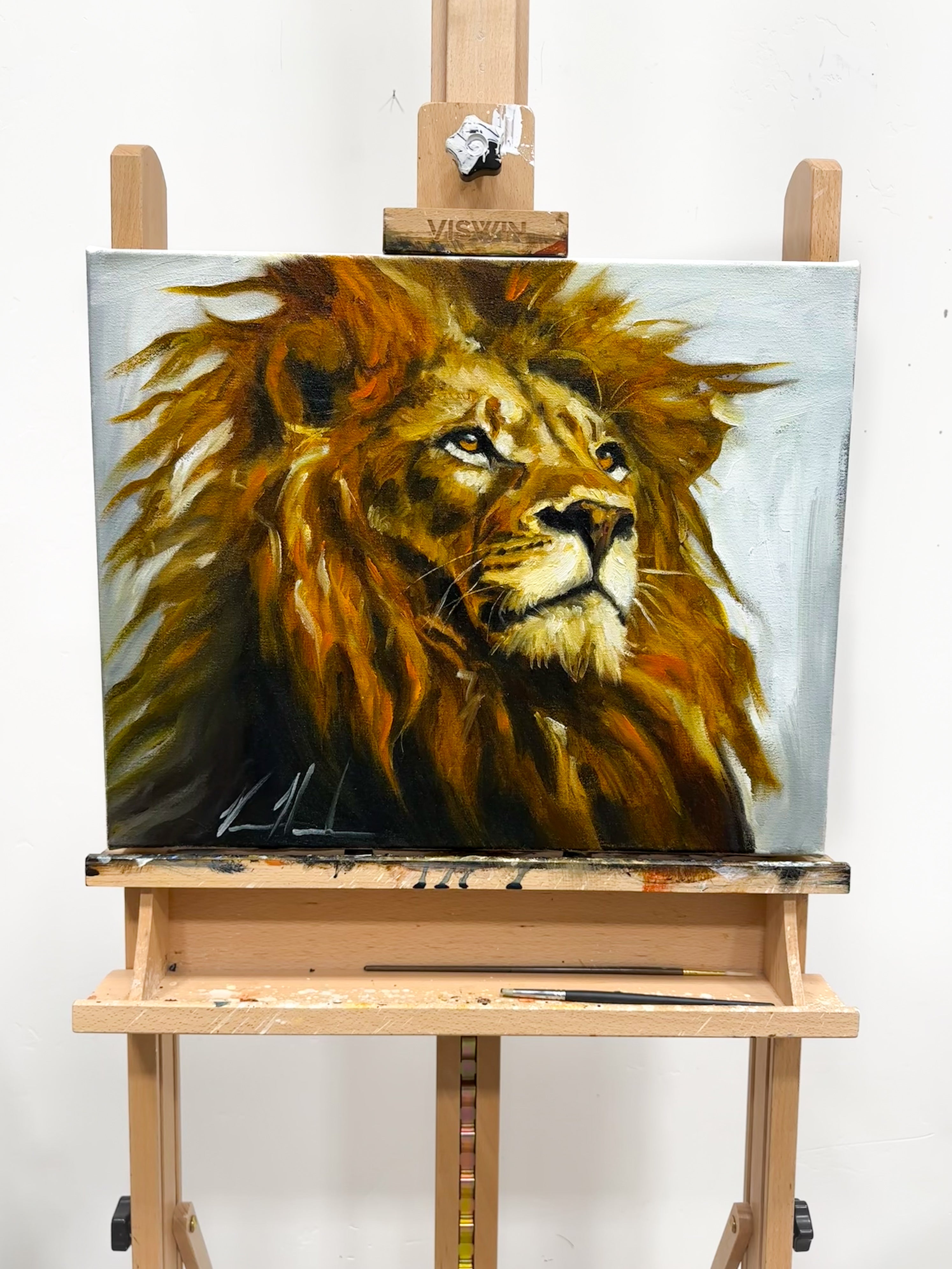 With Eyes on Eternity - 16”x20” Original Oil Painting Original Painting Vanessa Horabuena